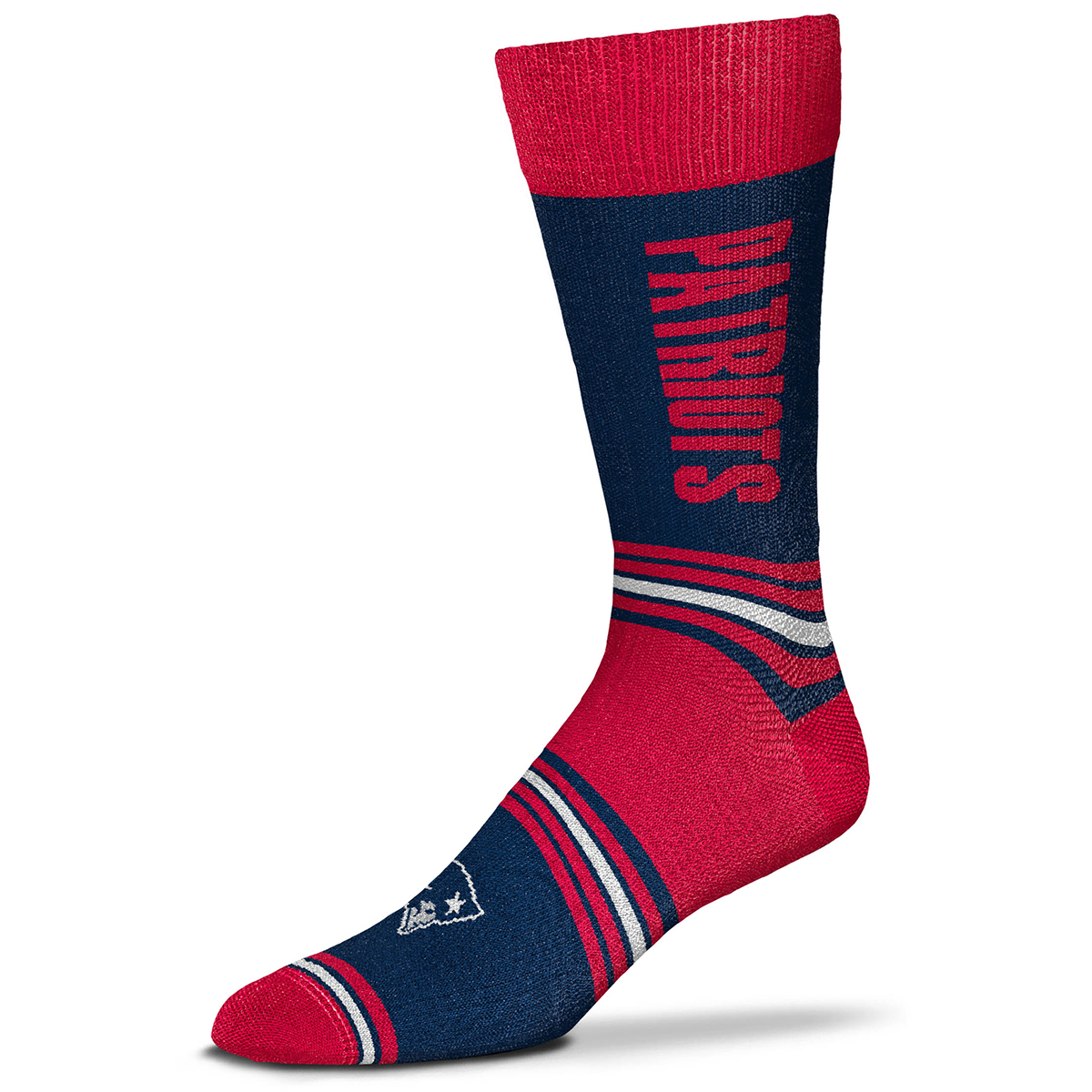 New England Patriots Men's Go Team Dress Sock