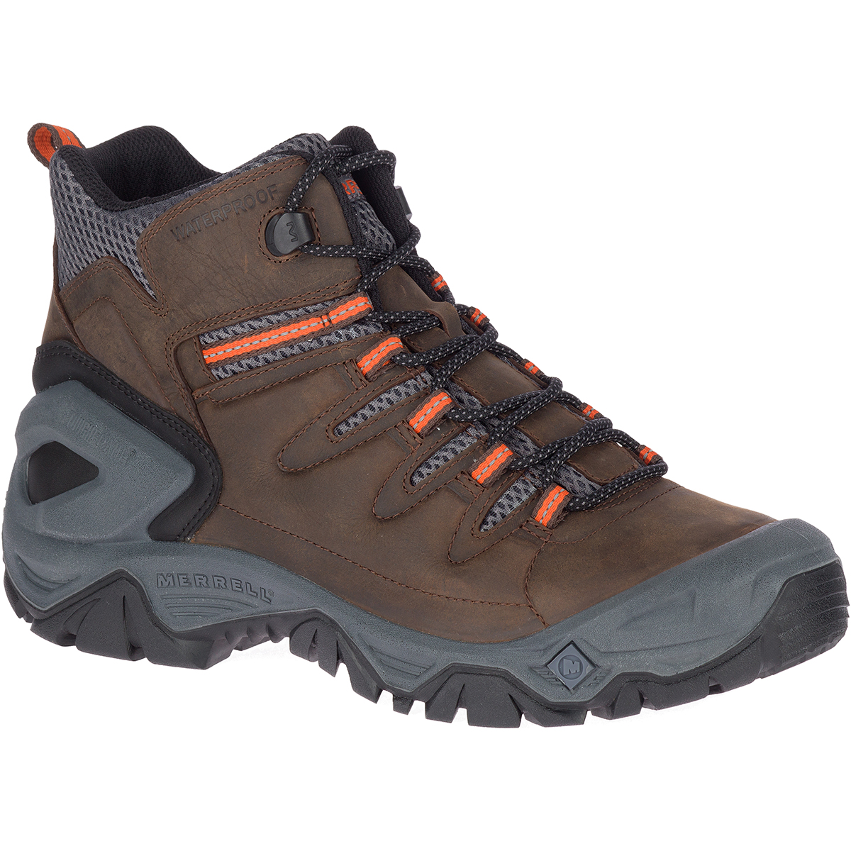 Merrell Men's Strongbound Peak Mid Waterproof Hiking Boot - Brown, 10