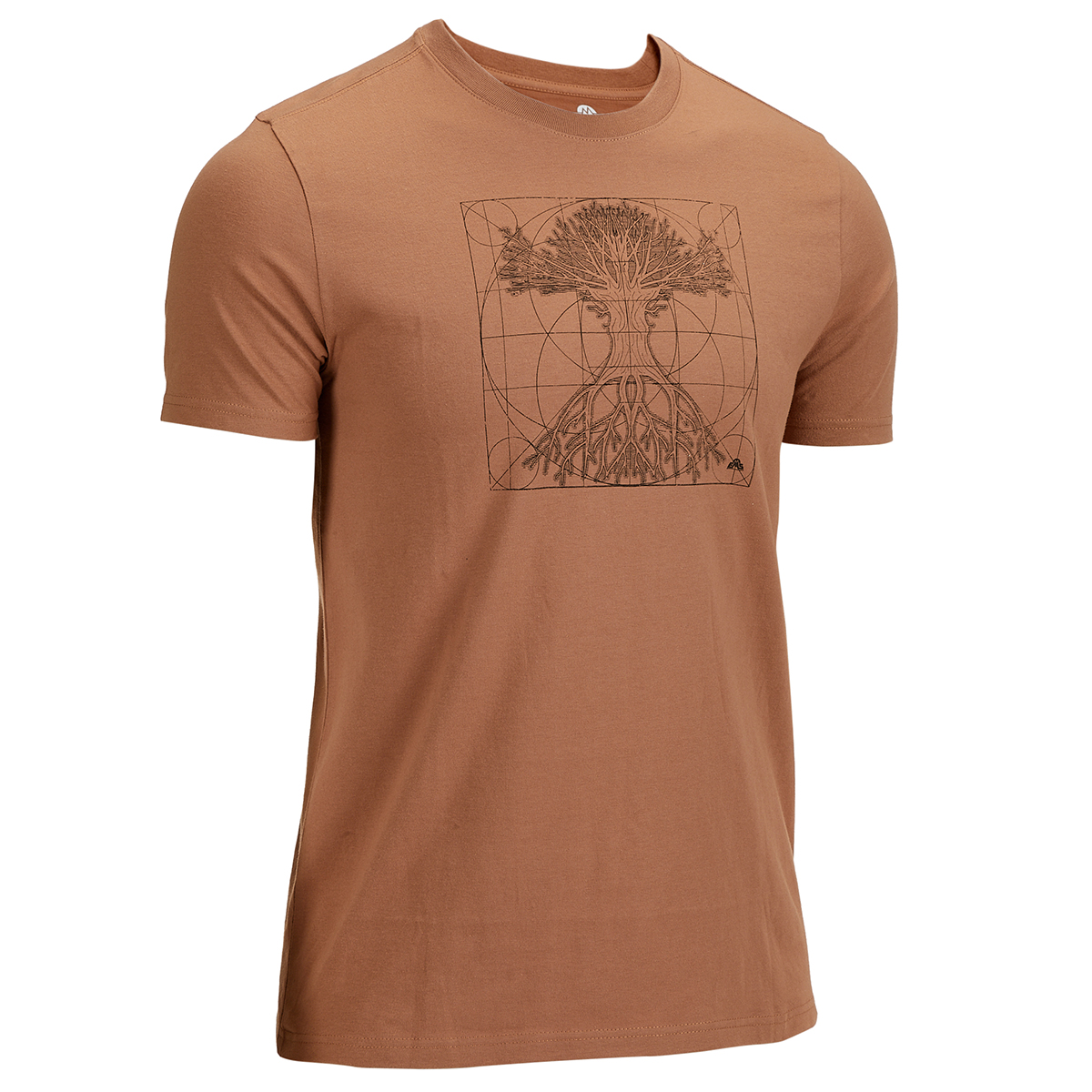 Ems Men's Short-Sleeve Graphic Tee - Brown, M