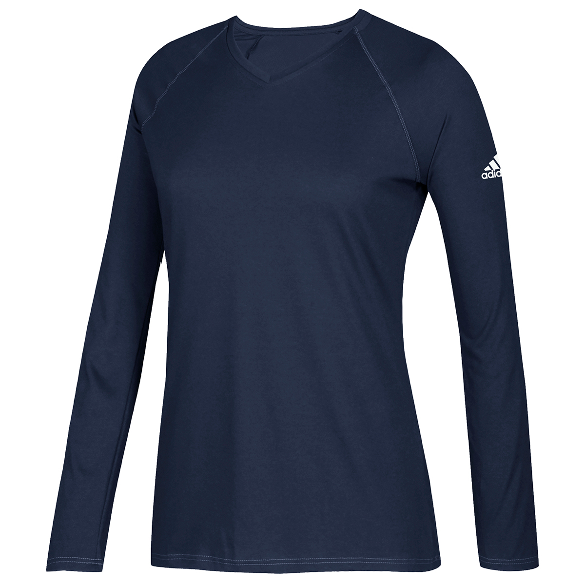 Adidas Women's Long-Sleeve Climate Tee - Blue, 2XL