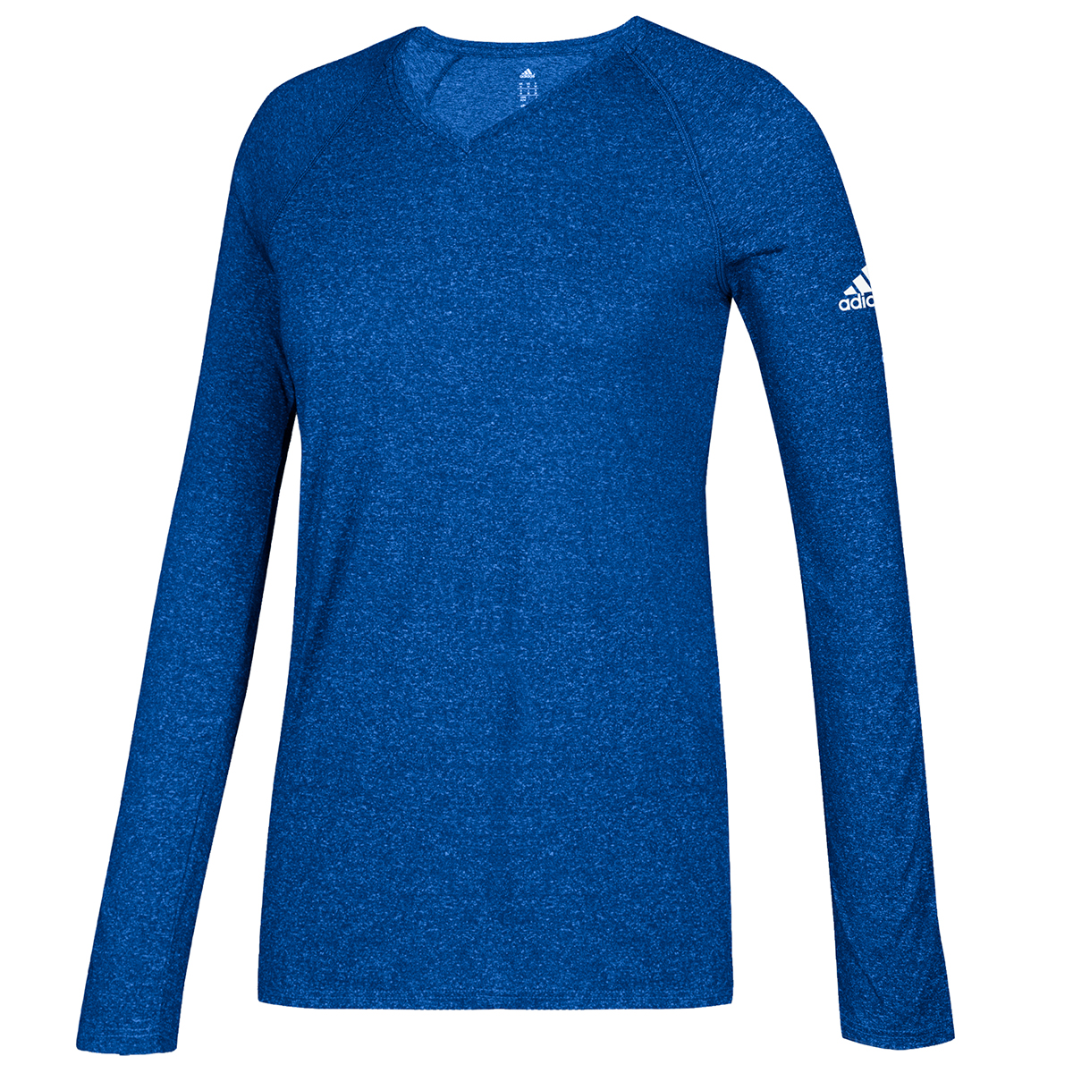 Adidas Women's Long-Sleeve Climate Tee - Blue, S