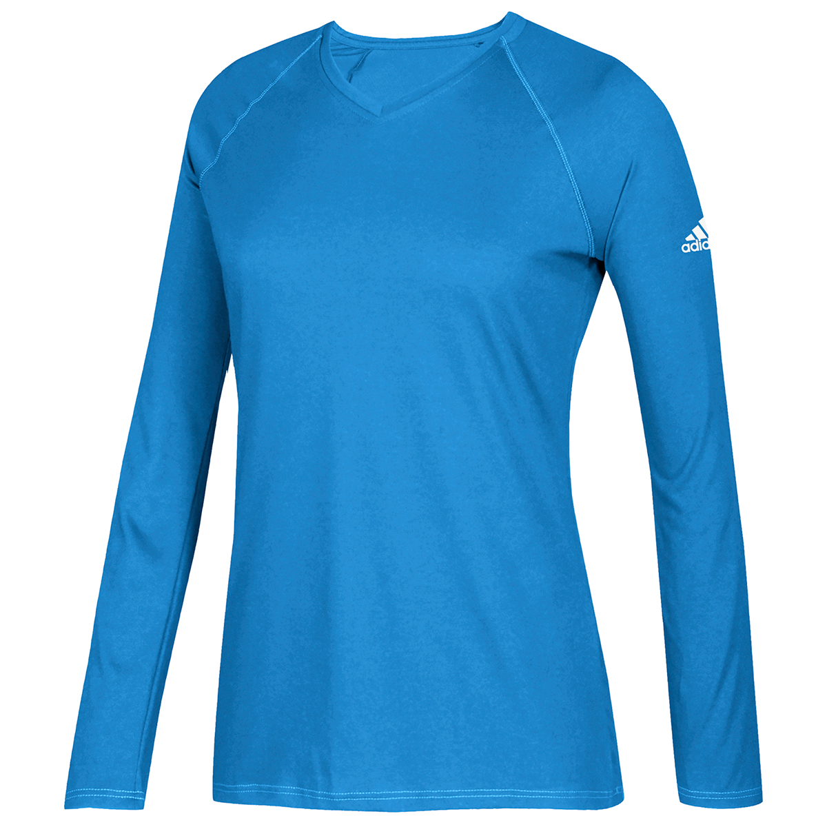 Adidas Women's Long-Sleeve Climate Tee - Blue, XL