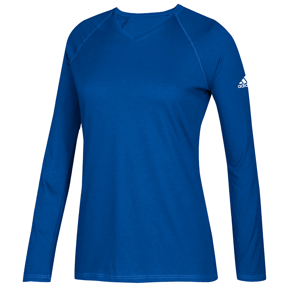 Adidas Women's Long-Sleeve Climate Tee - Blue, XS