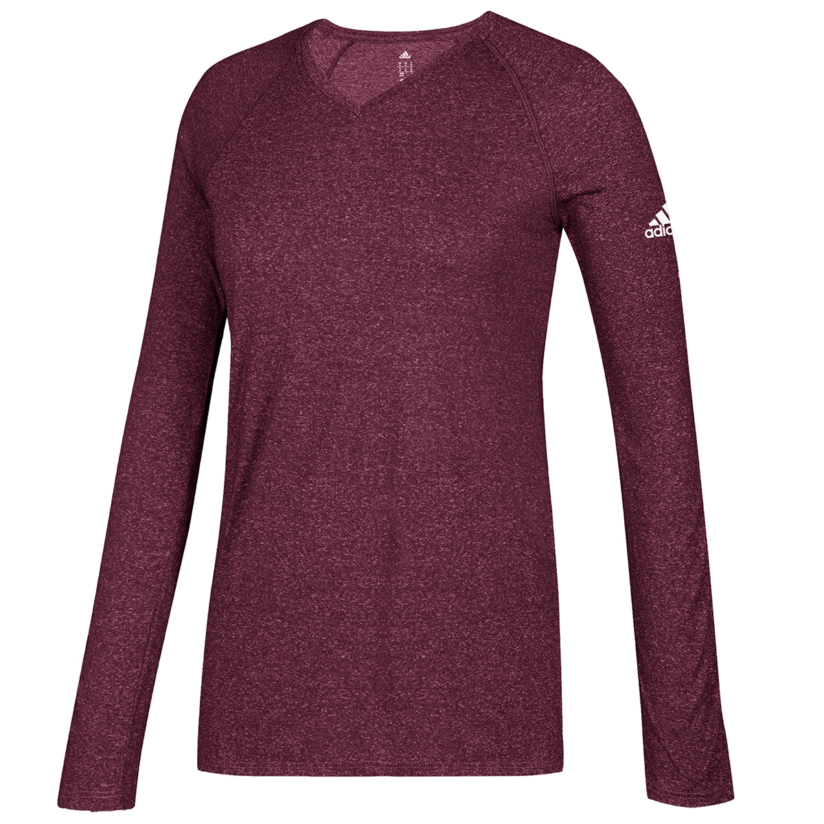 Adidas Women's Long-Sleeve Climate Tee - Red, XL