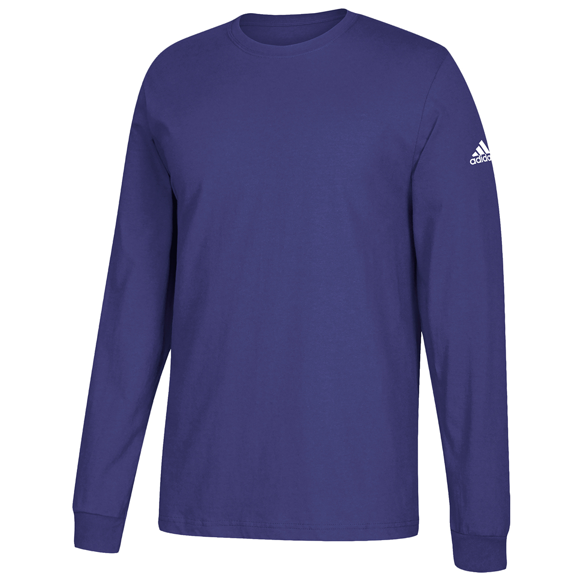 Adidas Men's Performance Long-Sleeve Tee - Purple, M