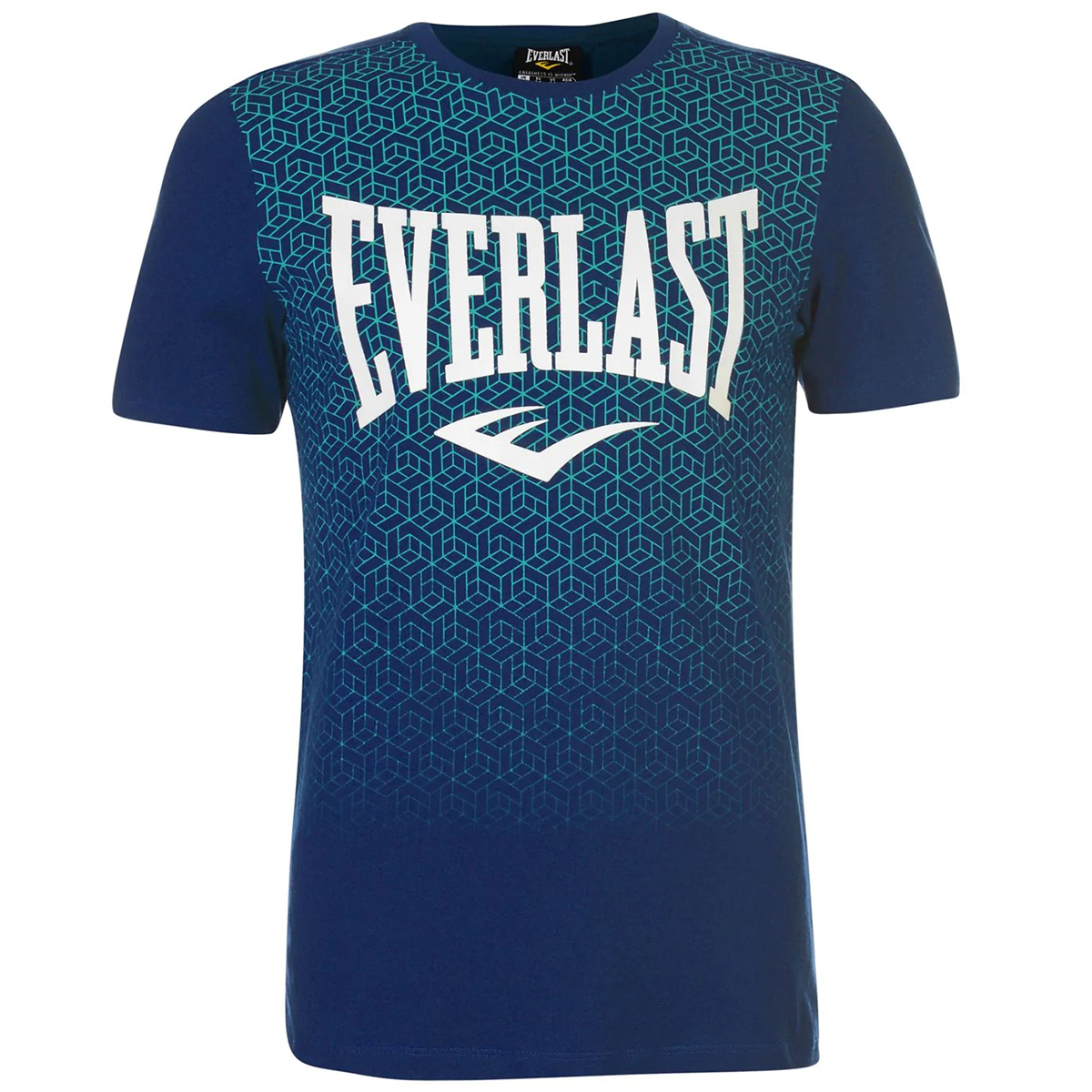 Everlast Men's Geo Print Short-Sleeve Tee - Blue, XS