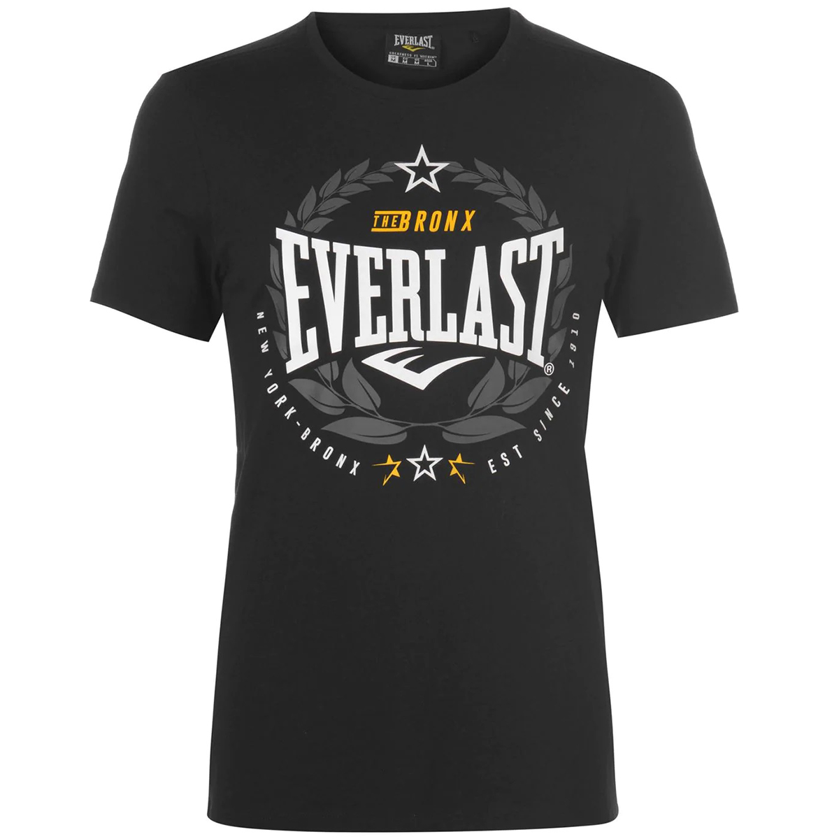 Everlast Men's Laurel Short-Sleeve Tee - Black, 4XL