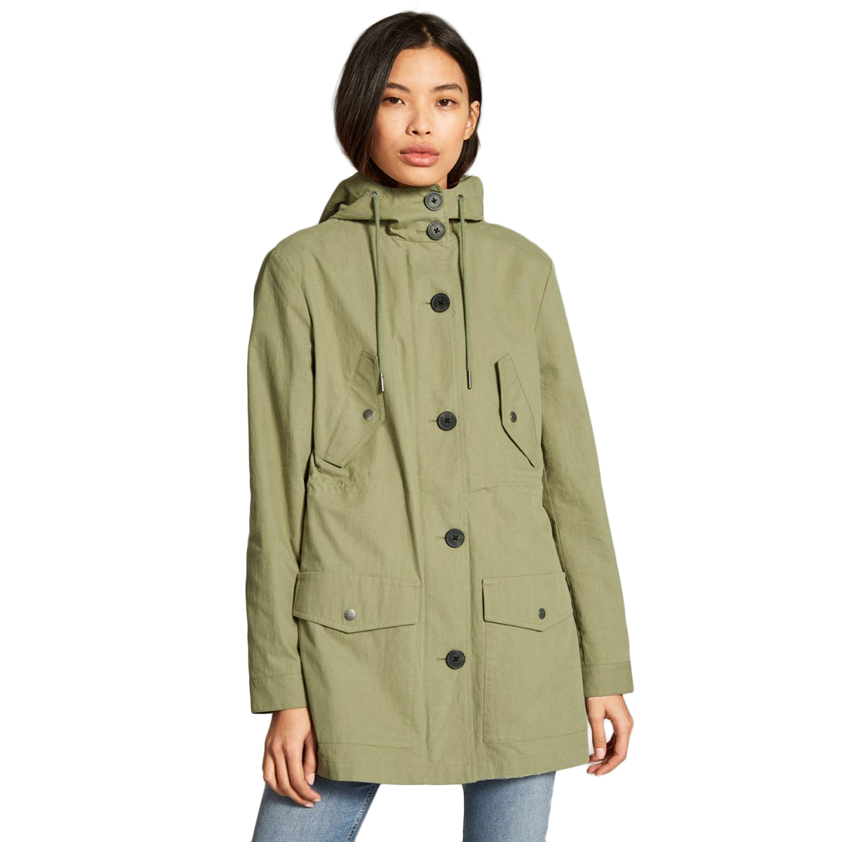 Jack Wills Women's Oakington Easy Parka - Green, 2