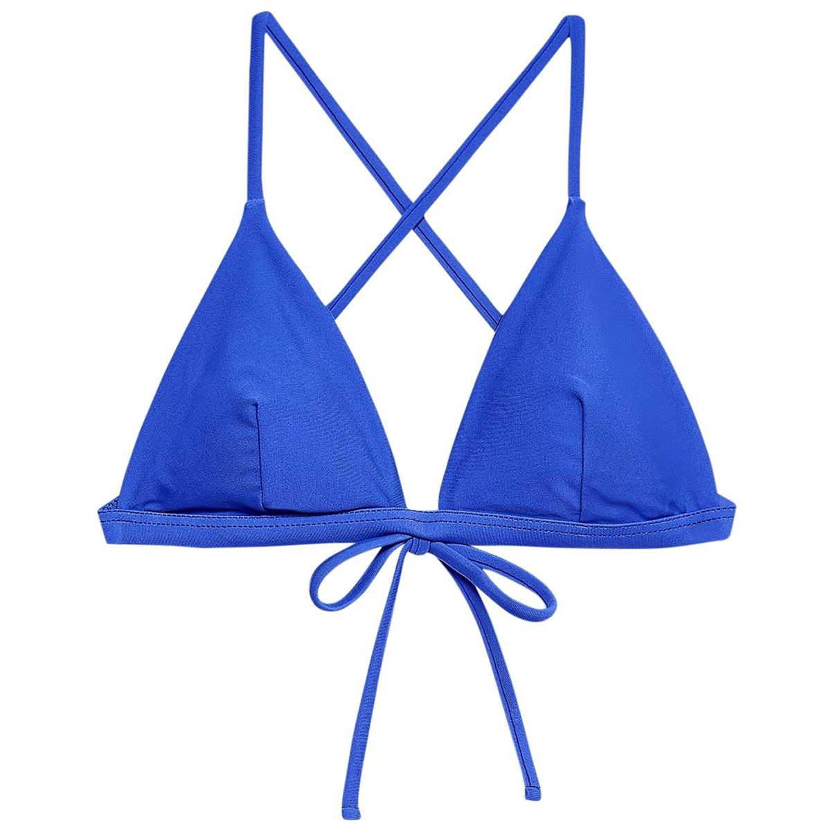 Jack Wills Women's Ambrase Triangle Bikini Top - Blue, 2