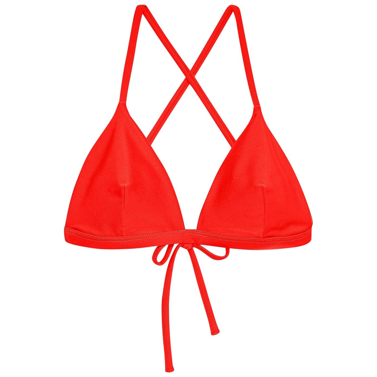 Jack Wills Women's Ambrase Triangle Bikini Top - Red, 2