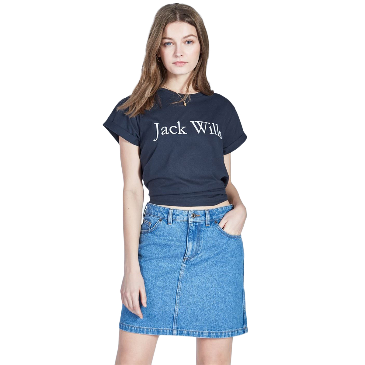 Jack Wills Women's Forstal Boyfriend T-Shirt - Black, 0