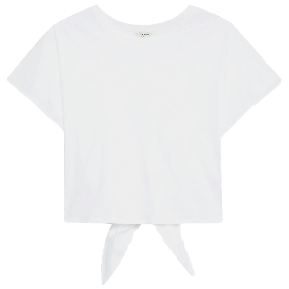 Jack Wills Women's Lorswood Bow Back Tee - White, 12