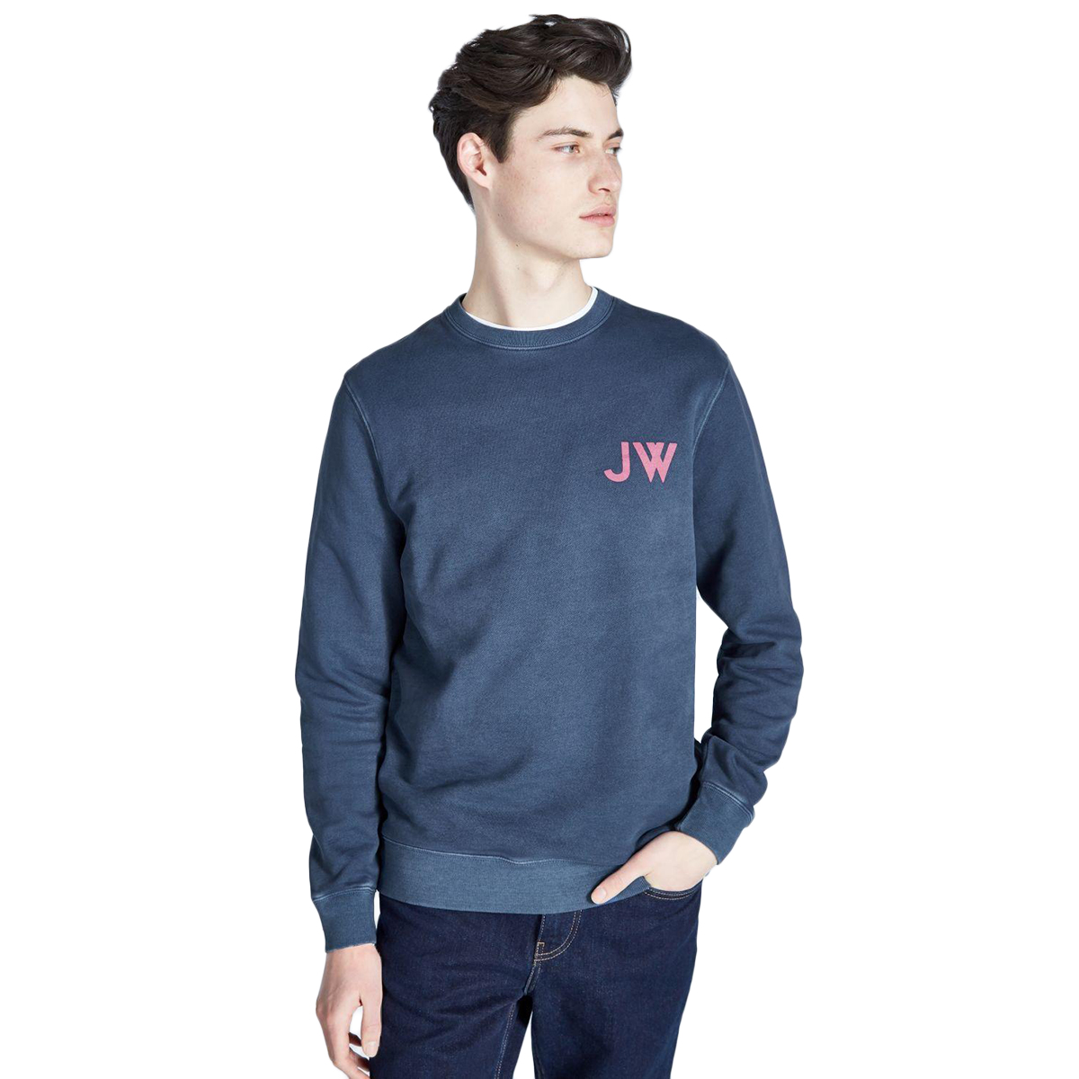 Jack Wills Men's Fairford Graphic Sweatshirt - Black, L