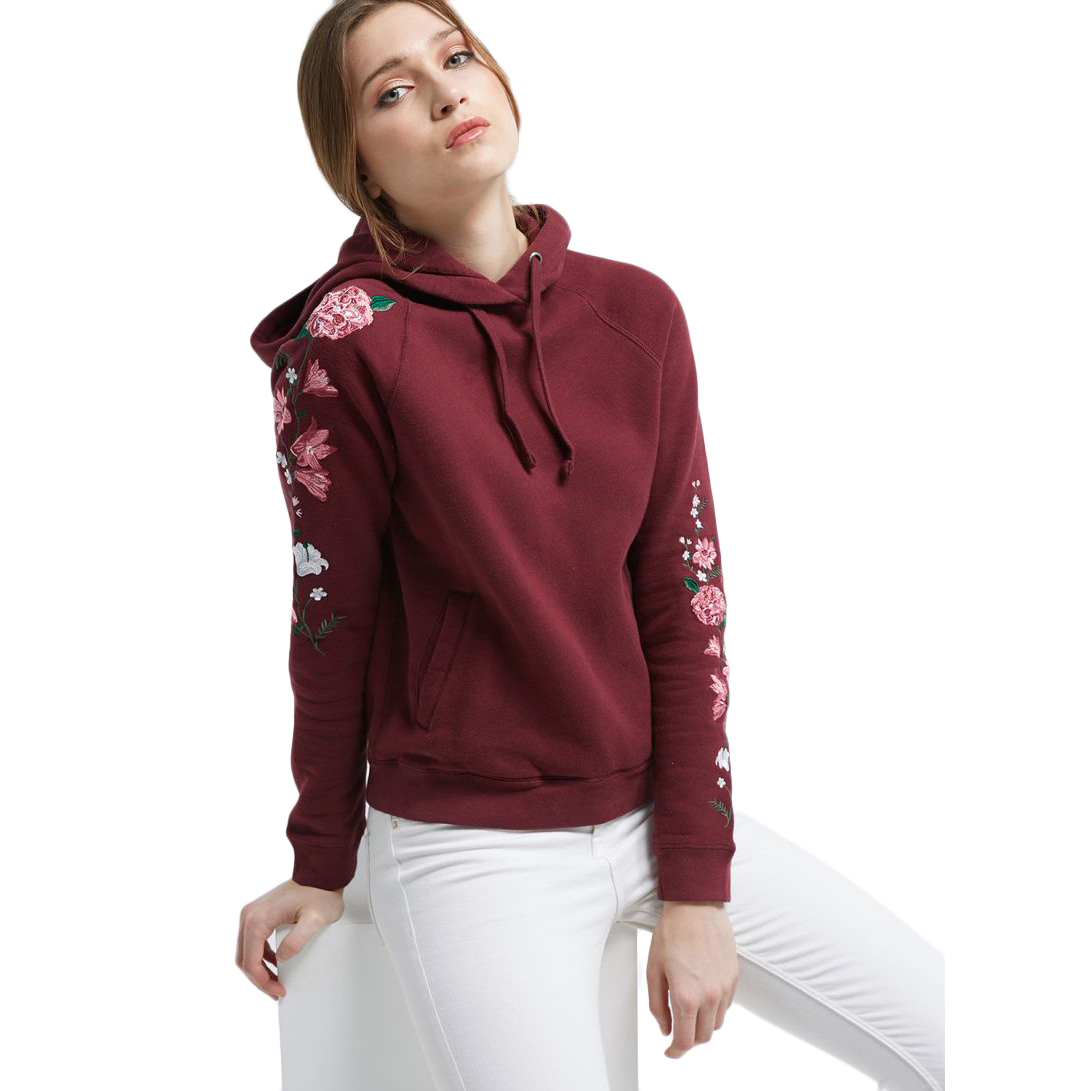 Jack Wills Women's Bickmor Embroidered Hoodie