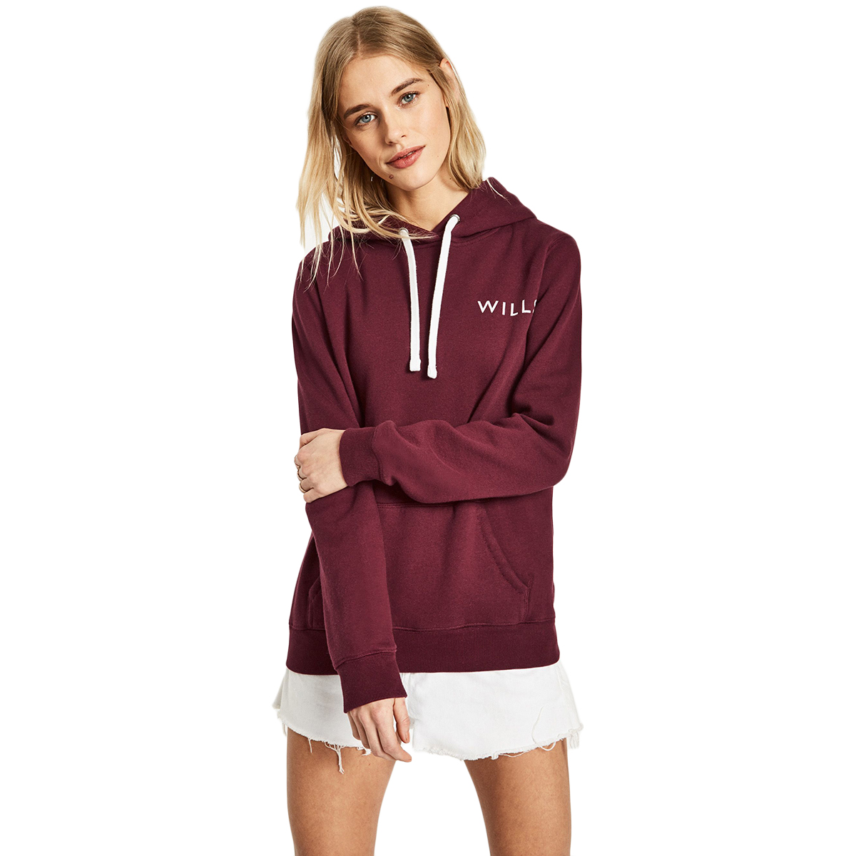 Jack Wills Women's Hunston Logo Hoodie - Red, 10