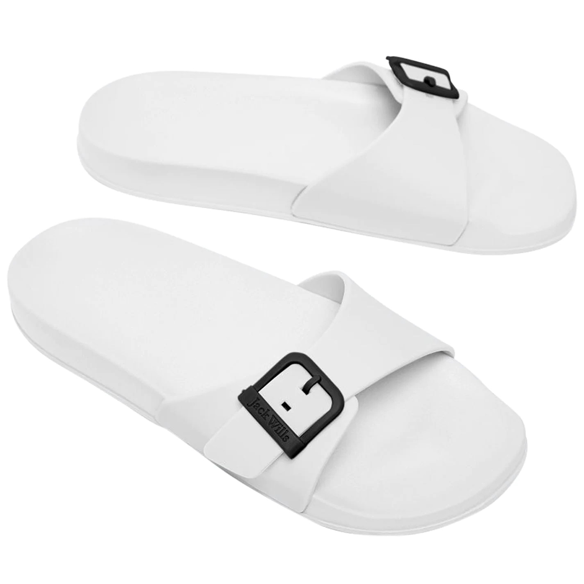 Jack Wills Women's Tenby Adjustable Sliders - White, 6