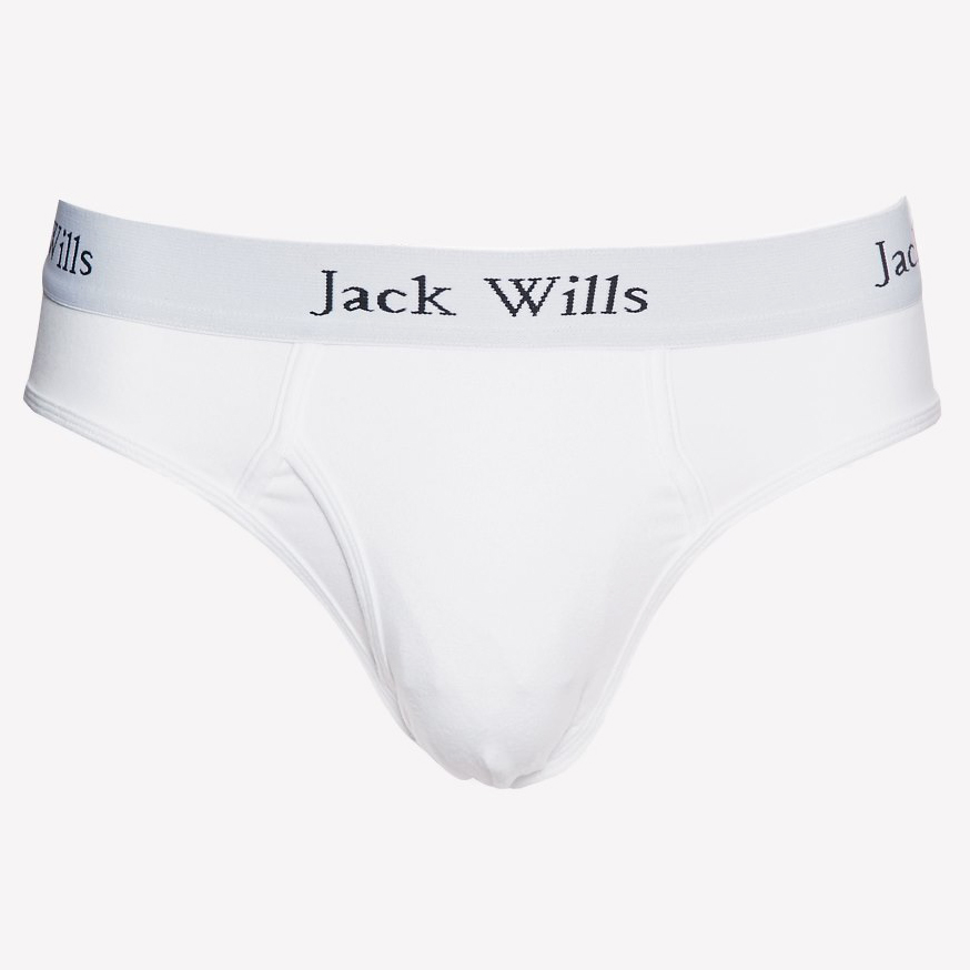 Jack Wills Men's Hosington Brief - White, XS