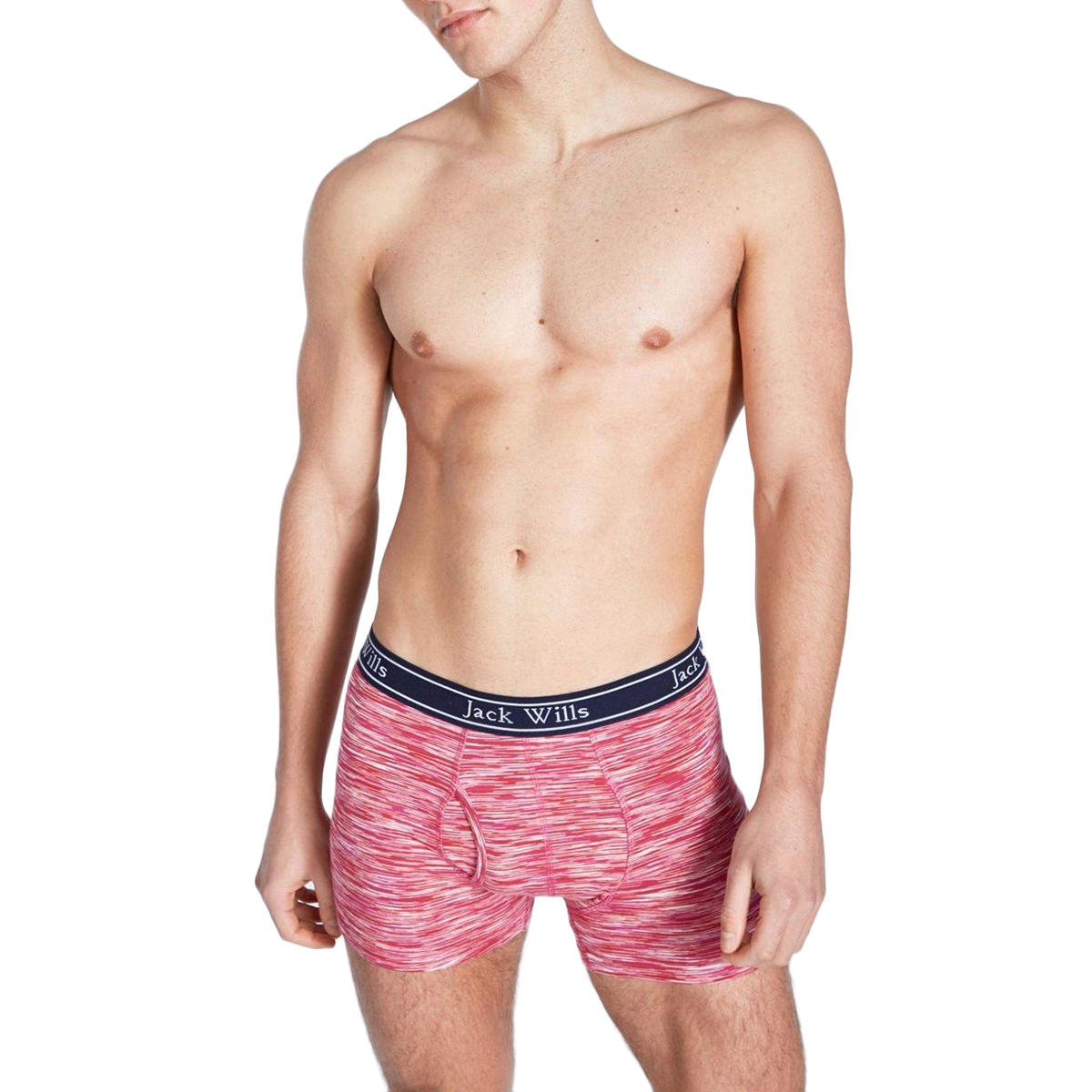 Jack Wills Men's Chetwood Boxer Shorts Set, 2 Pack - Red, XS