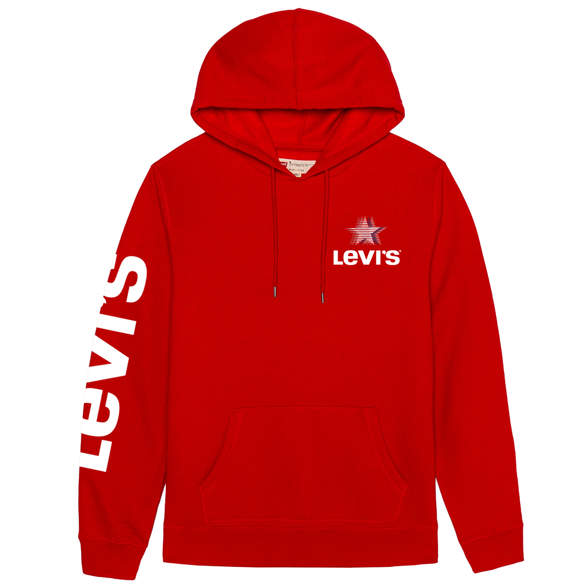 Levi's Men's Burndlen Pullover Hoodie - Red, M