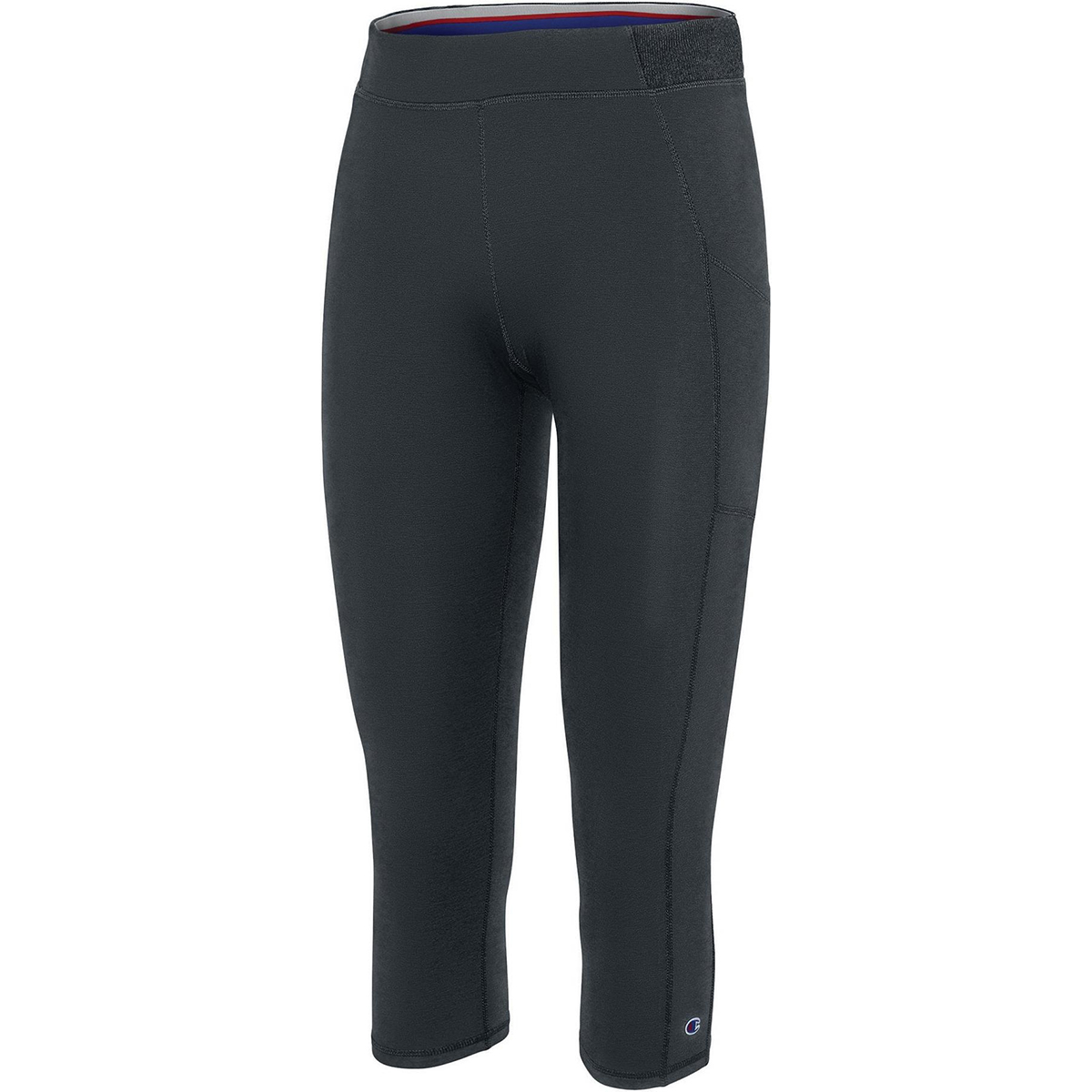 Champion Women's Gym Issue Capri W/side Pocket