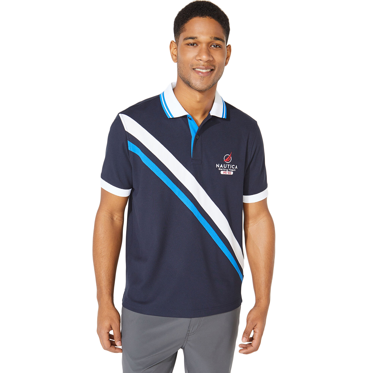 Nautica Men's Navtech Sash Polo