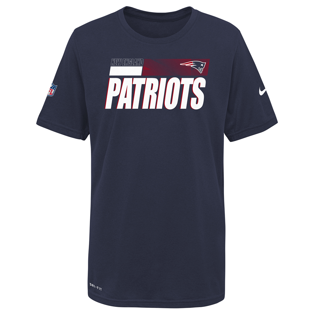 New England Patriots Kids' Nike Dri-Fit Legend Sideline Tee