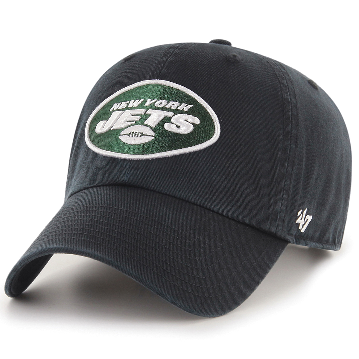 Men's '47 Green New York Jets Clean Up Script Adjustable Hat