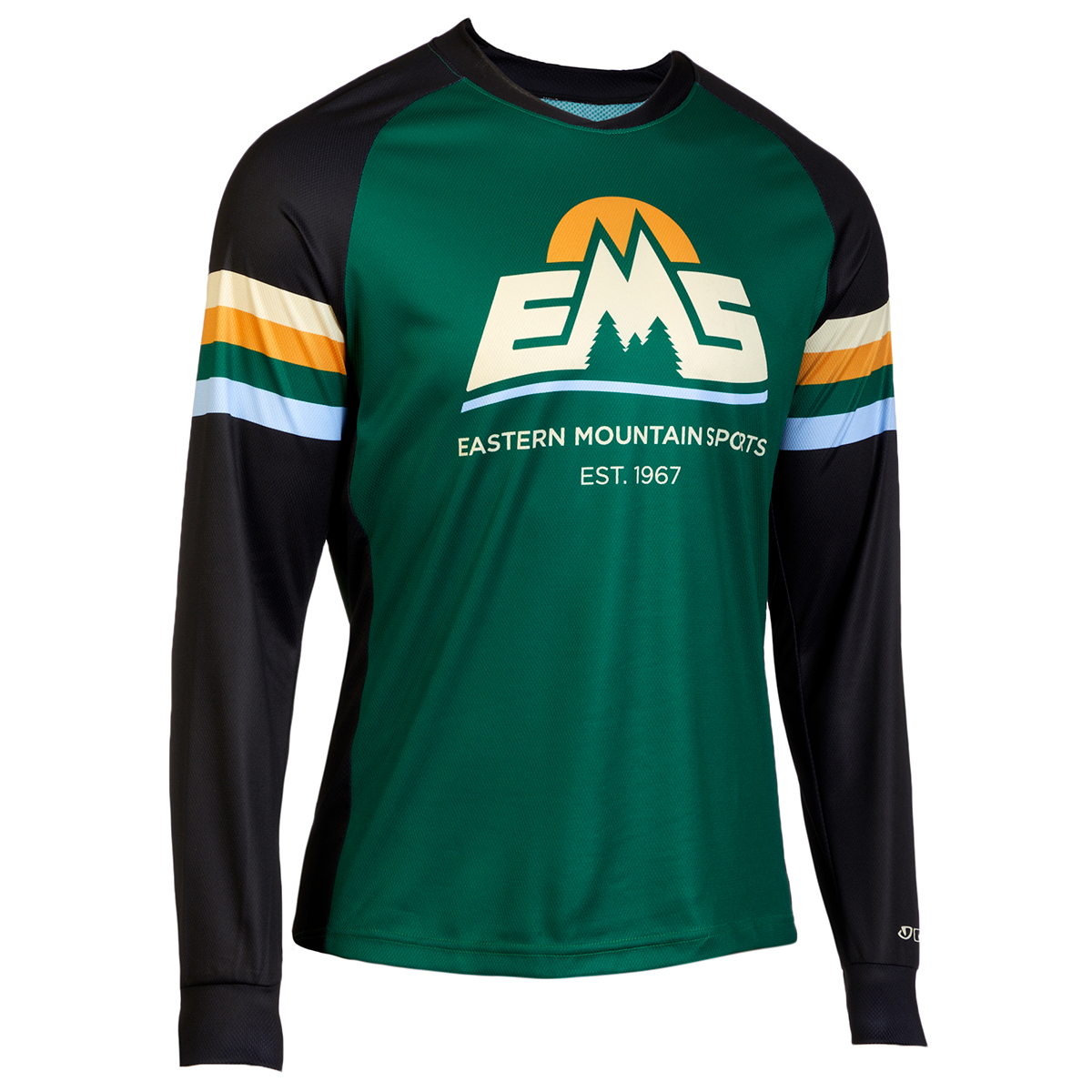 Ems Men's Roust Long-Sleeve Cycling Jersey, Green