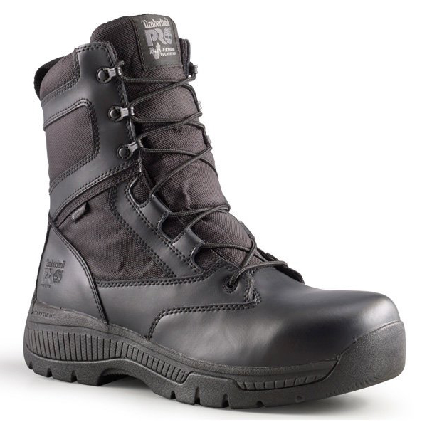 Timberland Pro Valor Duty Soft Toe 8" Boot - Black, 12