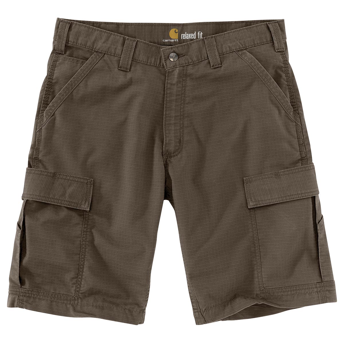 Carhartt Men's Force Relaxed Fit Ripstop Cargo Short, Brown