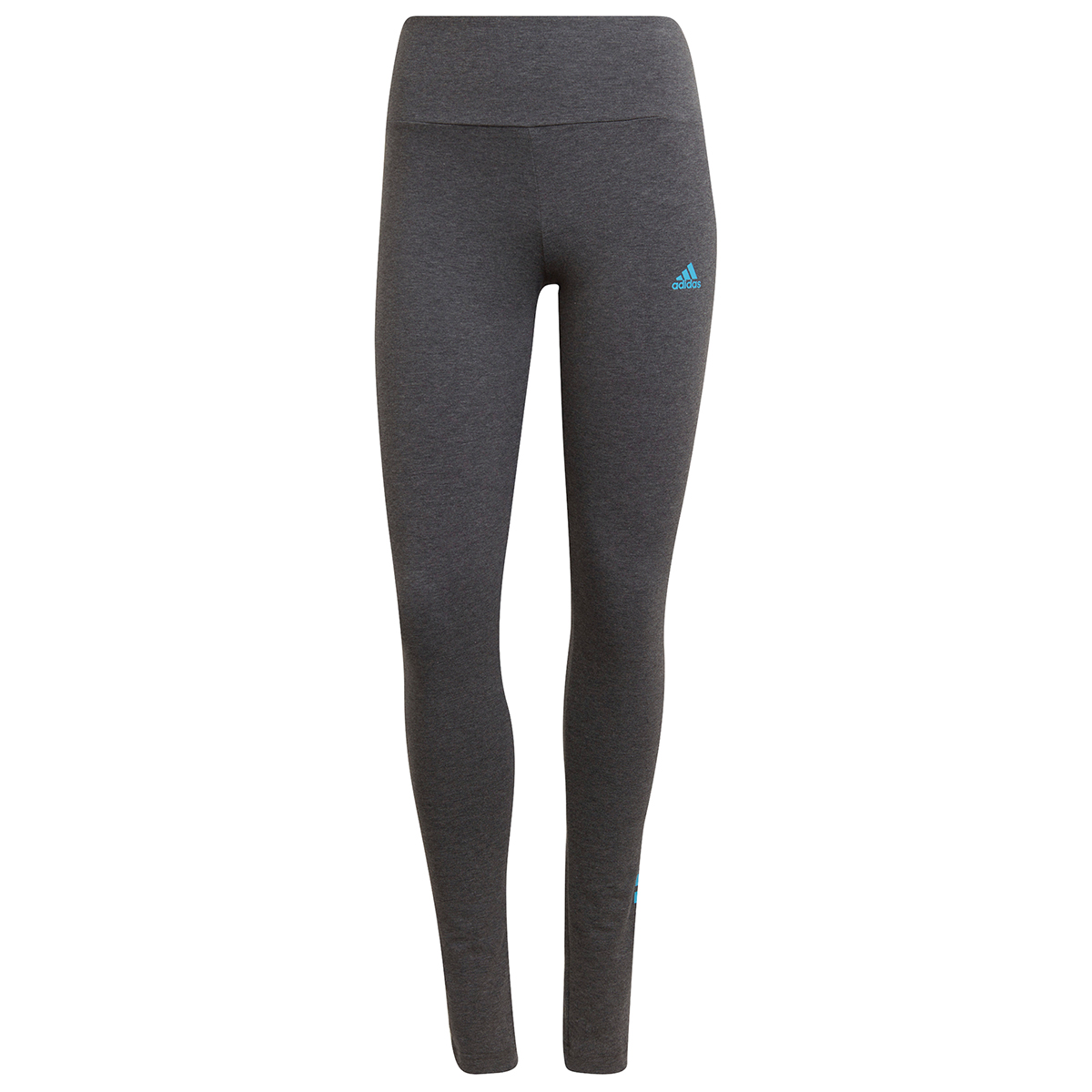 Adidas Women's High-Waisted Logo Leggings, Black