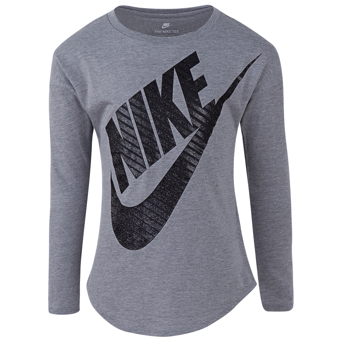 Nike Girls' Futura Long Sleeve Graphic Tee