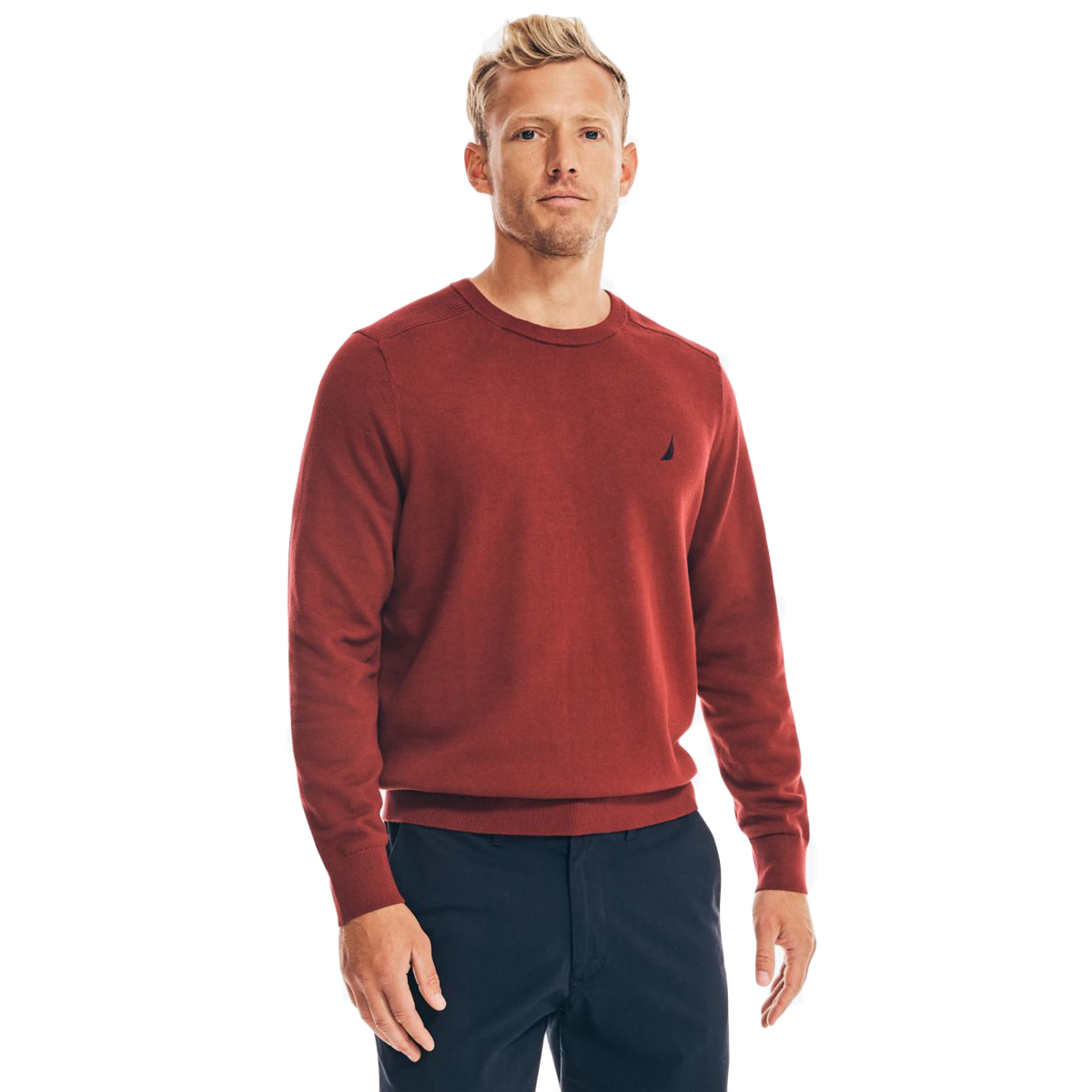 Nautica Men's Classic Fit Crew Neck Sweater