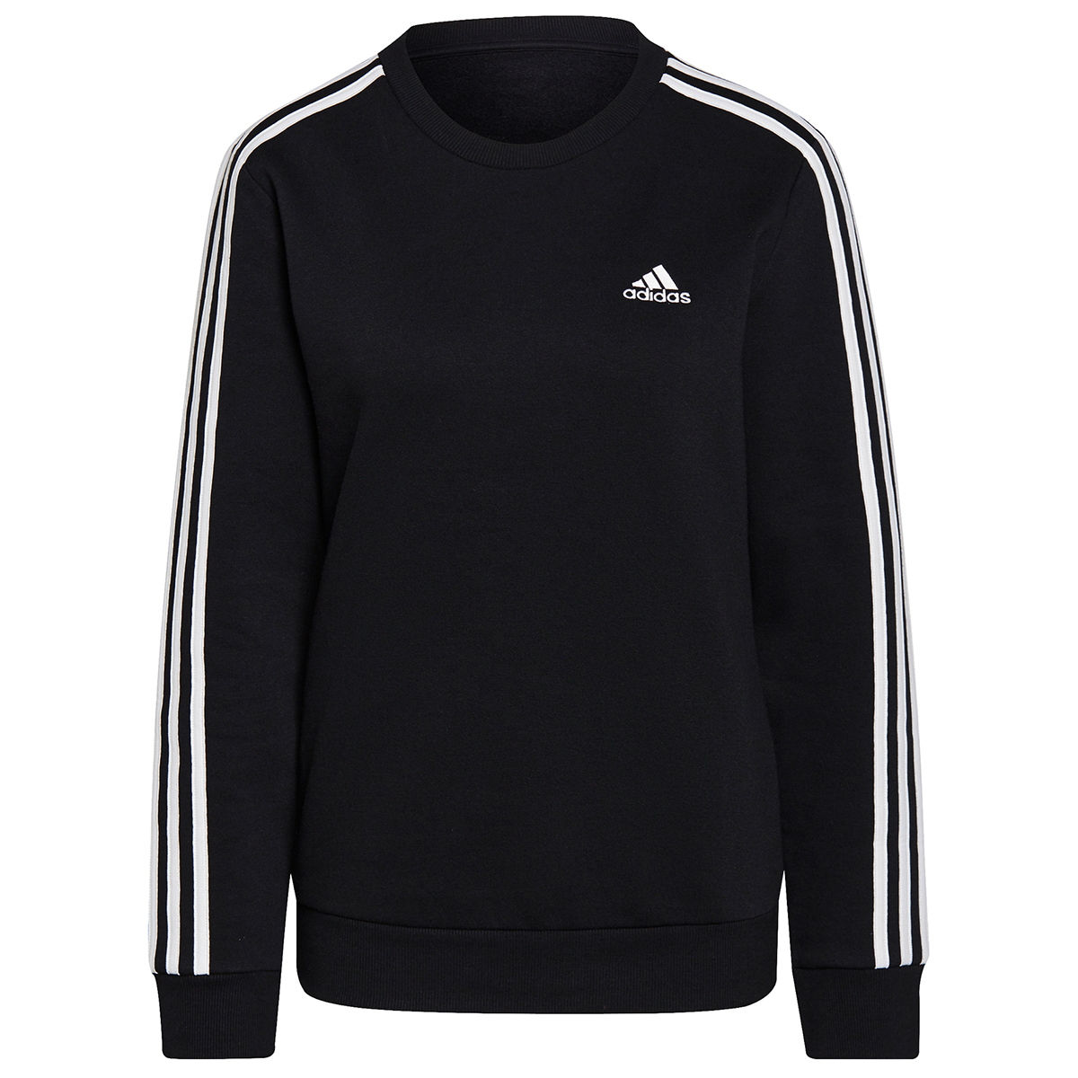 Adidas Women's Essential 3-Stripes Fleece Sweatshirt