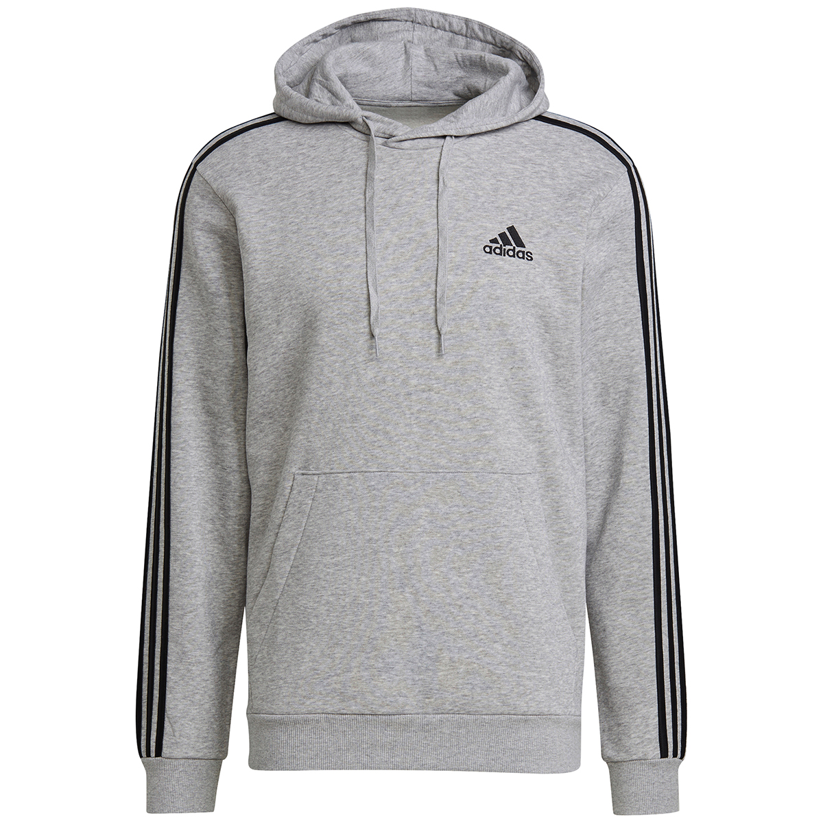 Adidas Men's Essentials 3-Stripe Pullover Hoodie