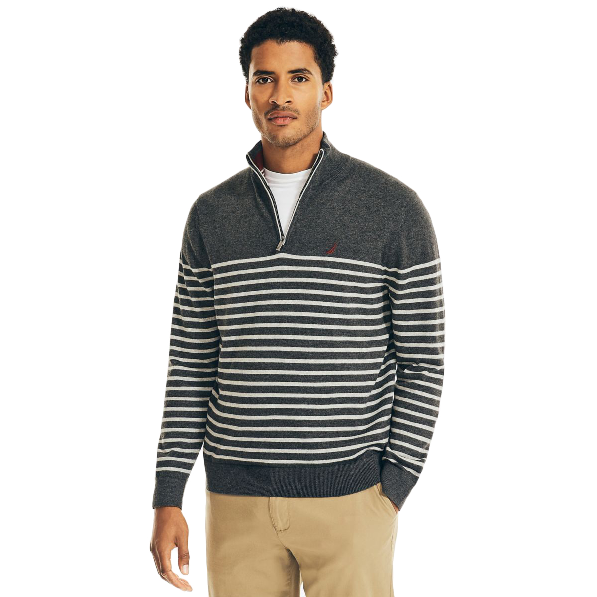 Nautica Men's Navtech 1/4-Zip Sweater