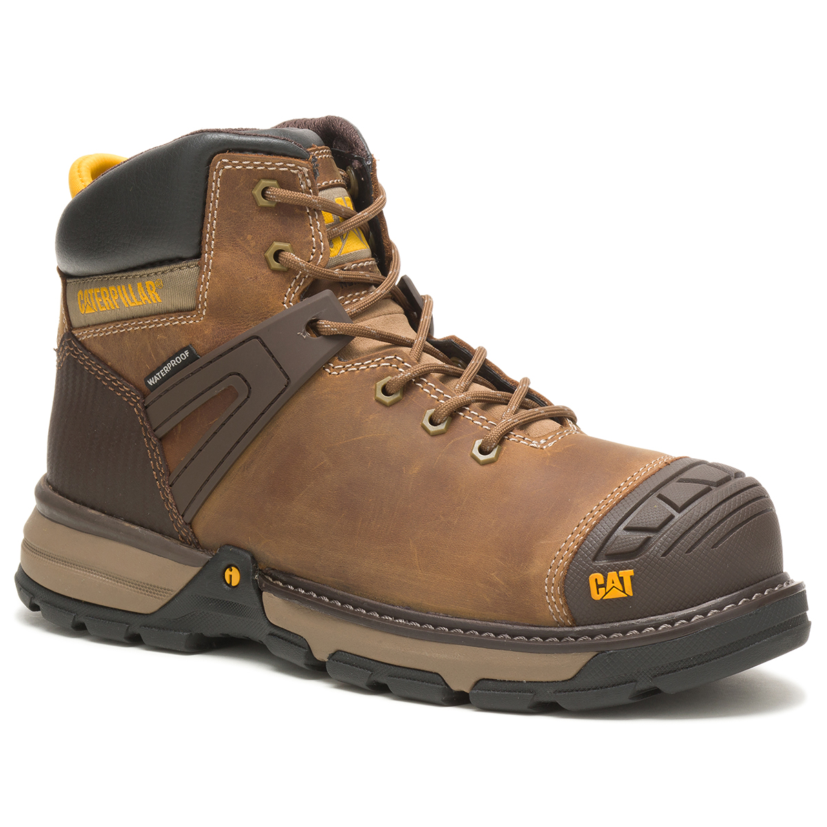 CAT Men's Excavator Superlite Waterproof Soft Toe Work Boots