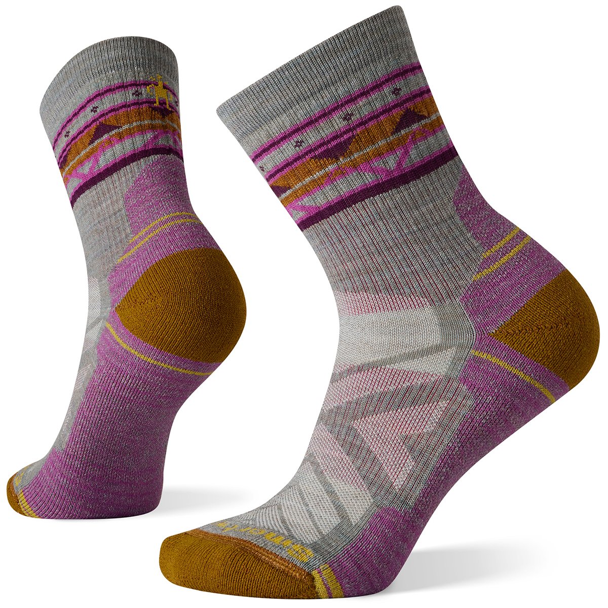 Smartwool Women's Hike Light Cushion Zig Zag Valley Mid Crew Socks