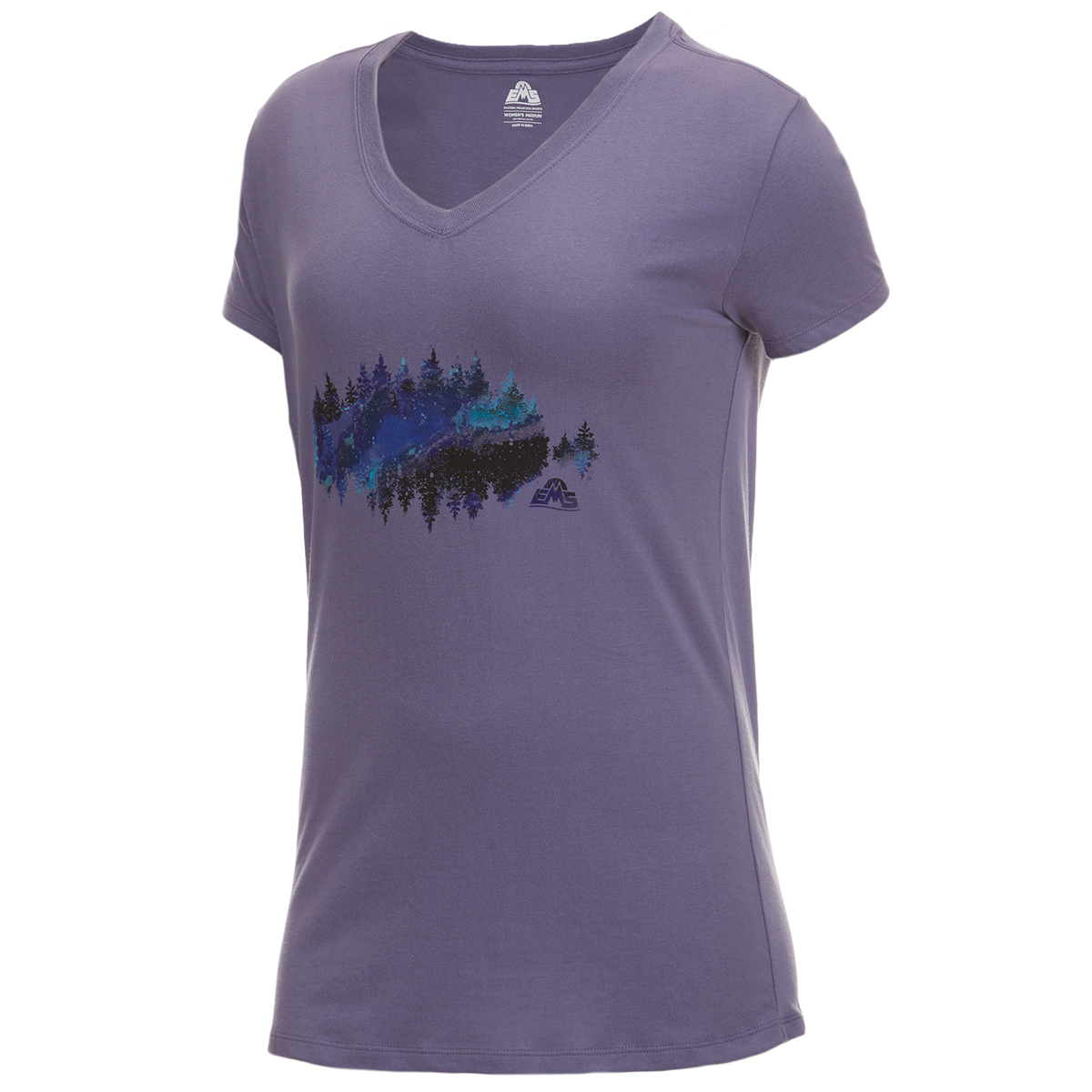 Ems Women's Galaxtrees Short Sleeve Graphic Tee