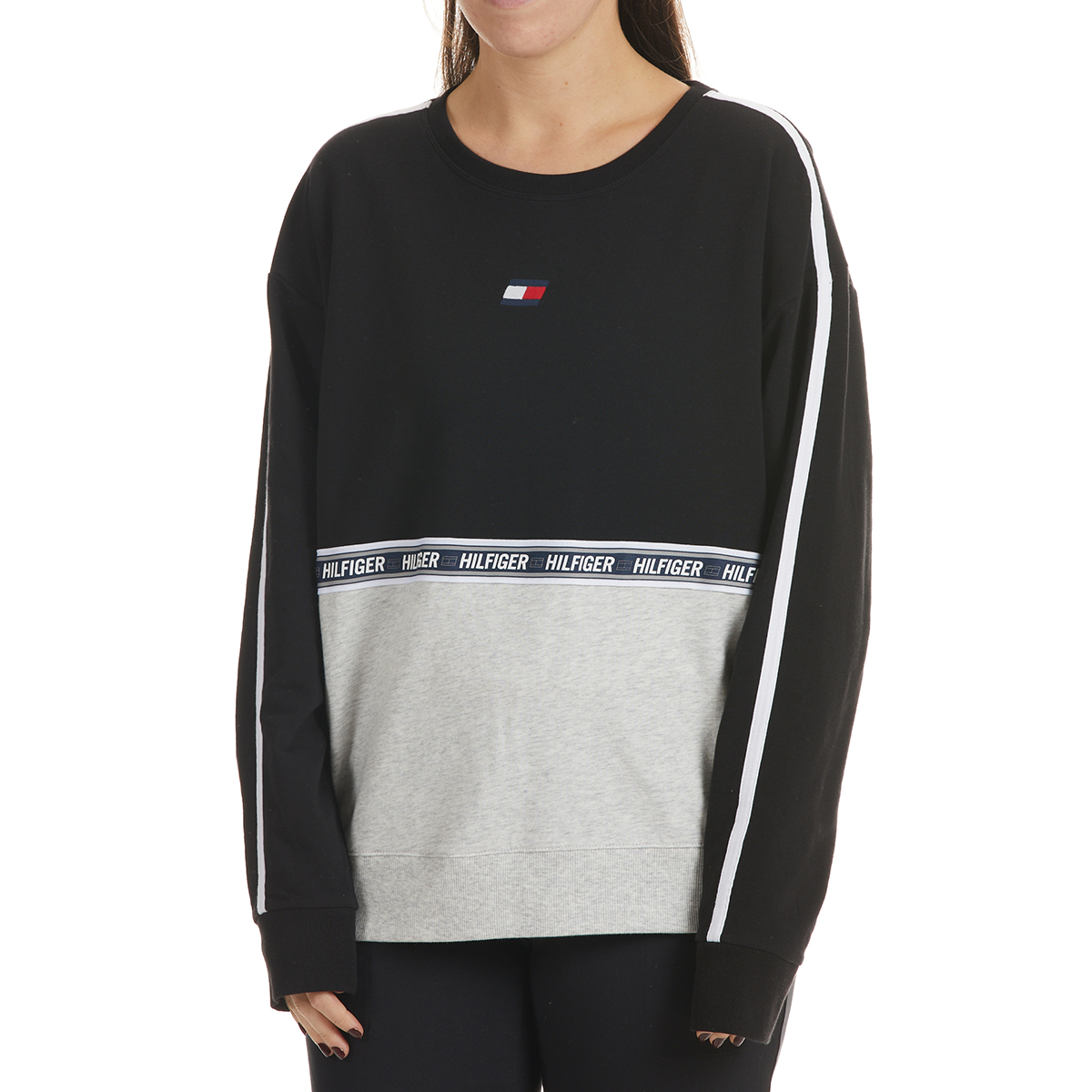 Tommy Hilfiger Sport Women's Long Sleeve Crewneck Sweatshirt