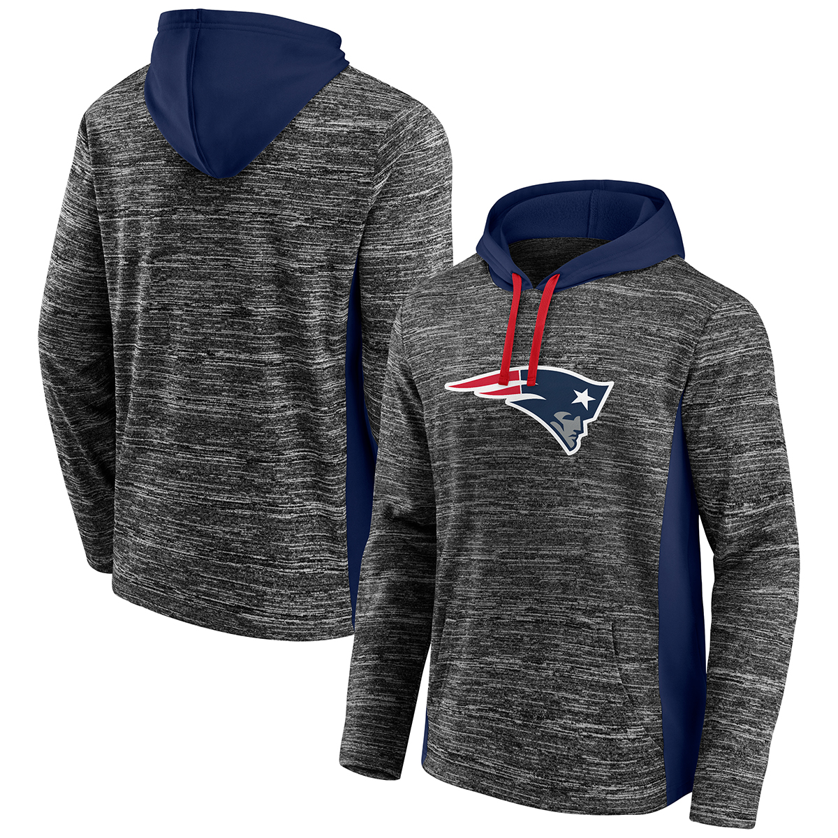 New England Patriots Fanatics Branded Instant Replay Pullover Hoodie