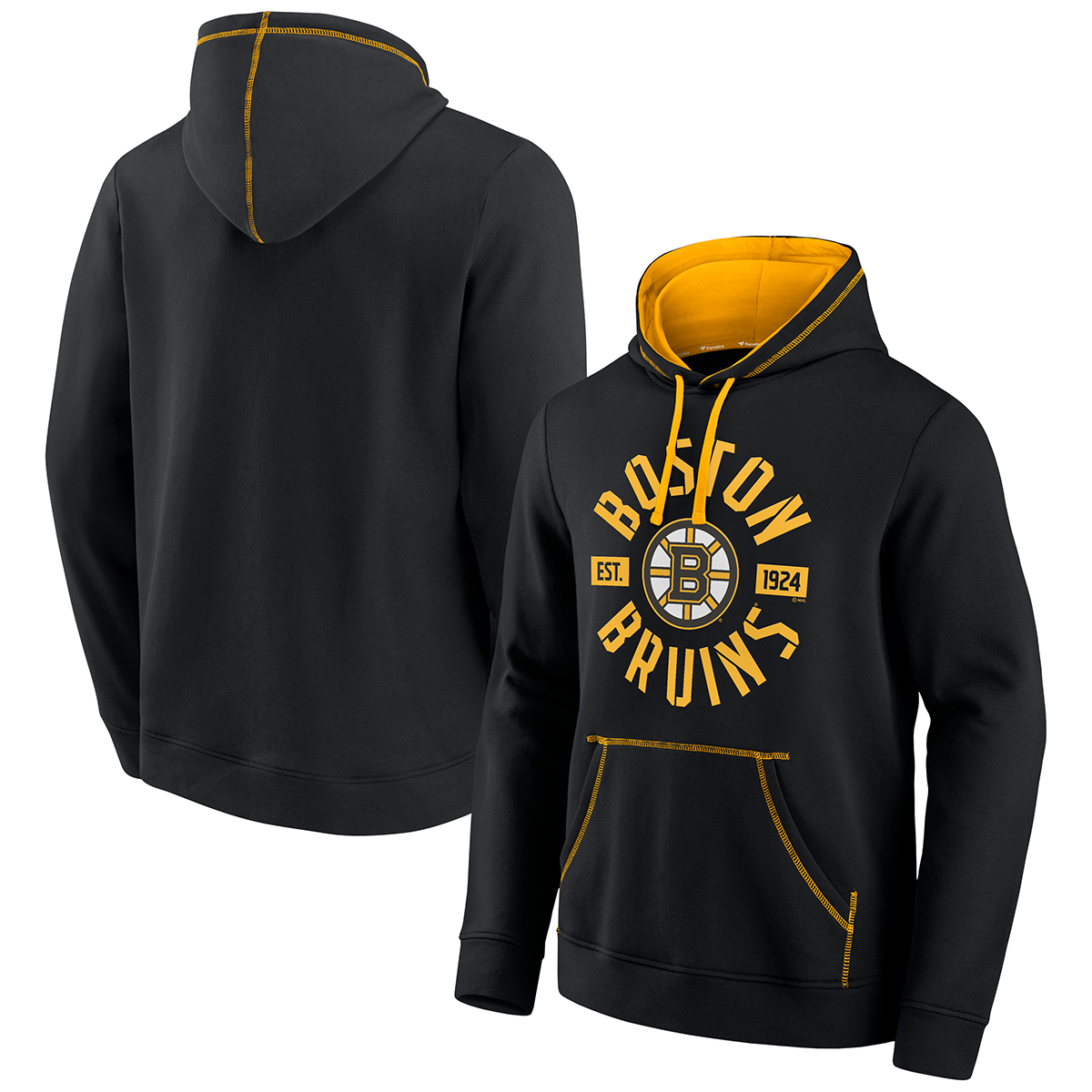 Boston Bruins Men's Fanatics Tiebreaker Pullover Hoodie