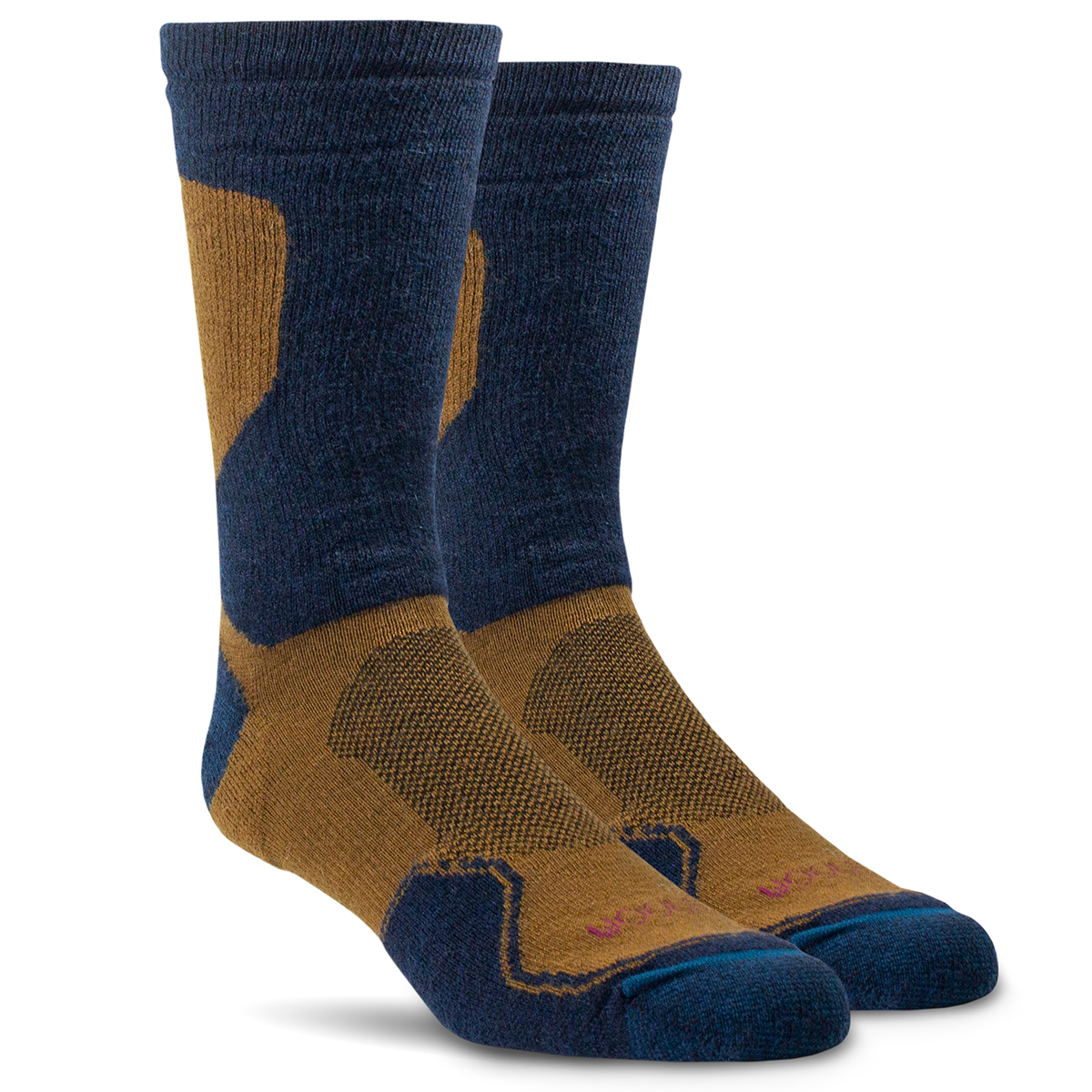 Woolrich Men's Technical Hiking Socks, 2 Pack, Blue