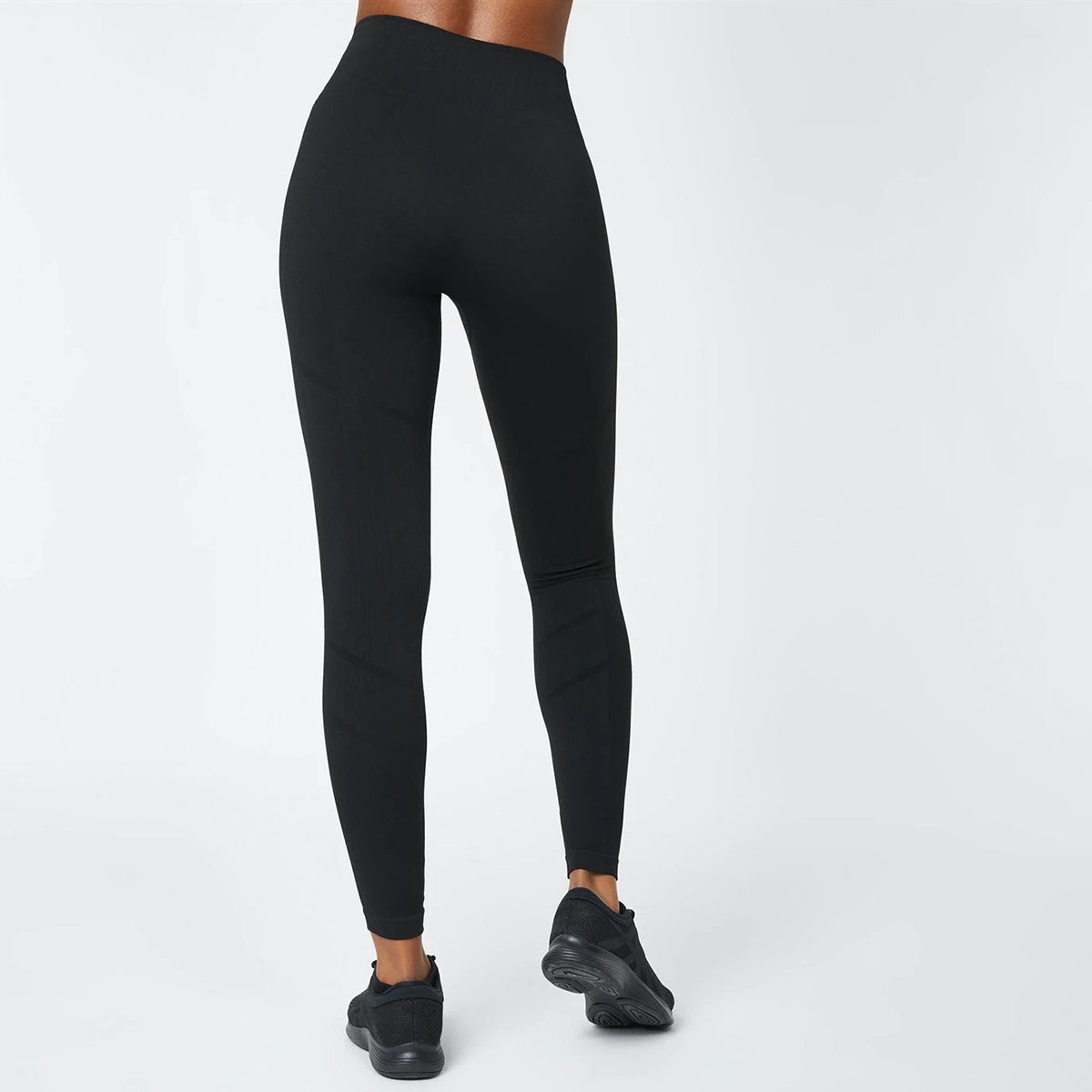 EVERLAST Woman's Light Orange Everlast stretch ribbed leggings