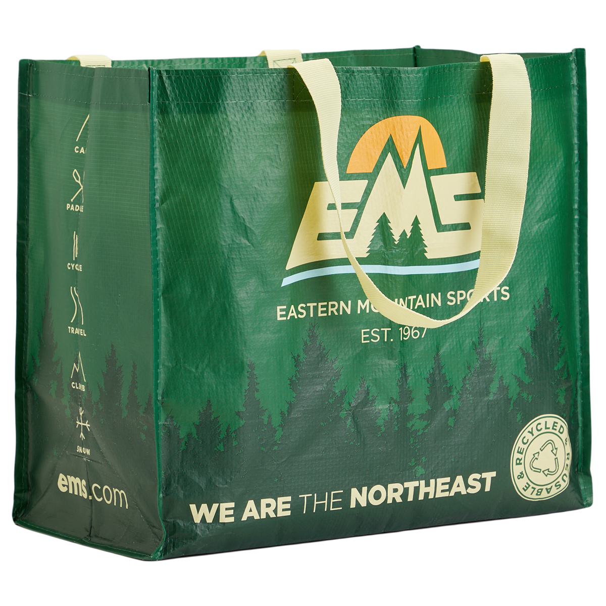 Ems Recycled Tote Bag, Green