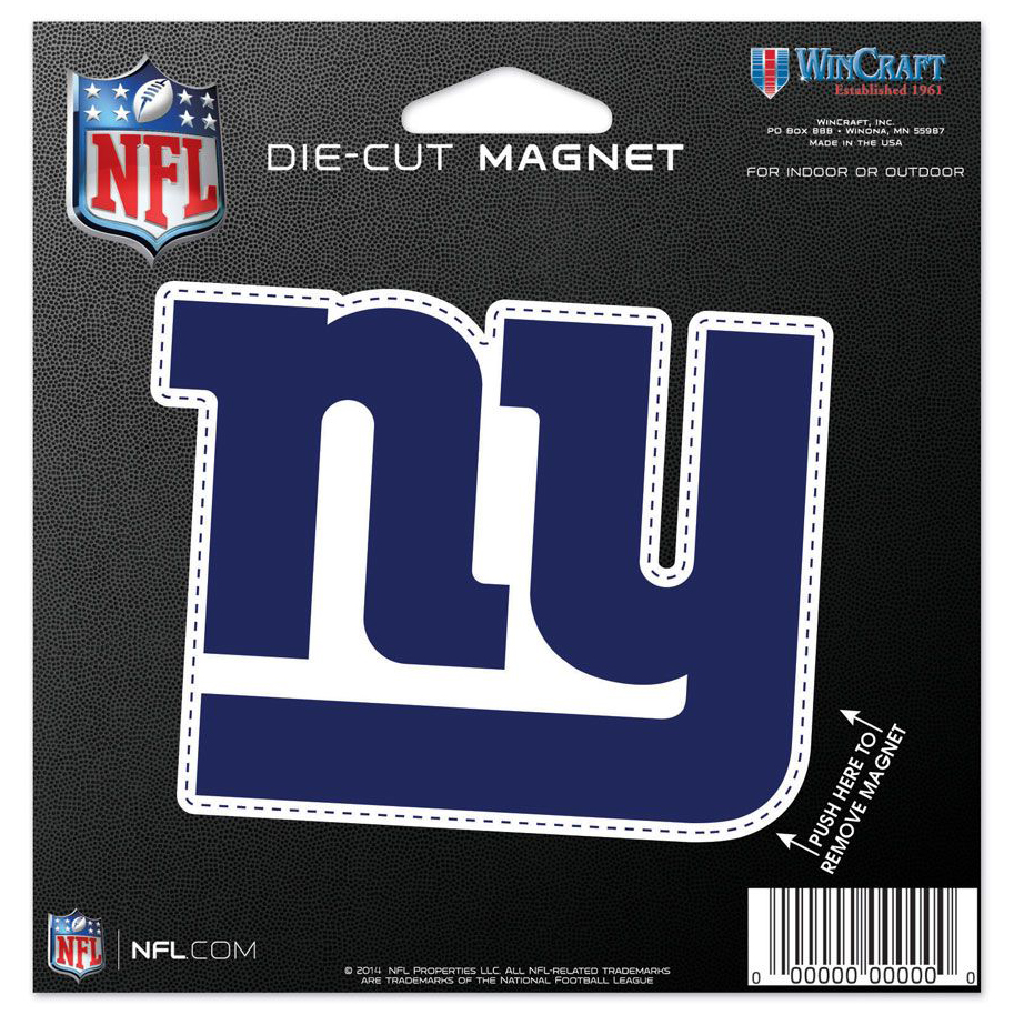 New York Giants Die Cut Magnet