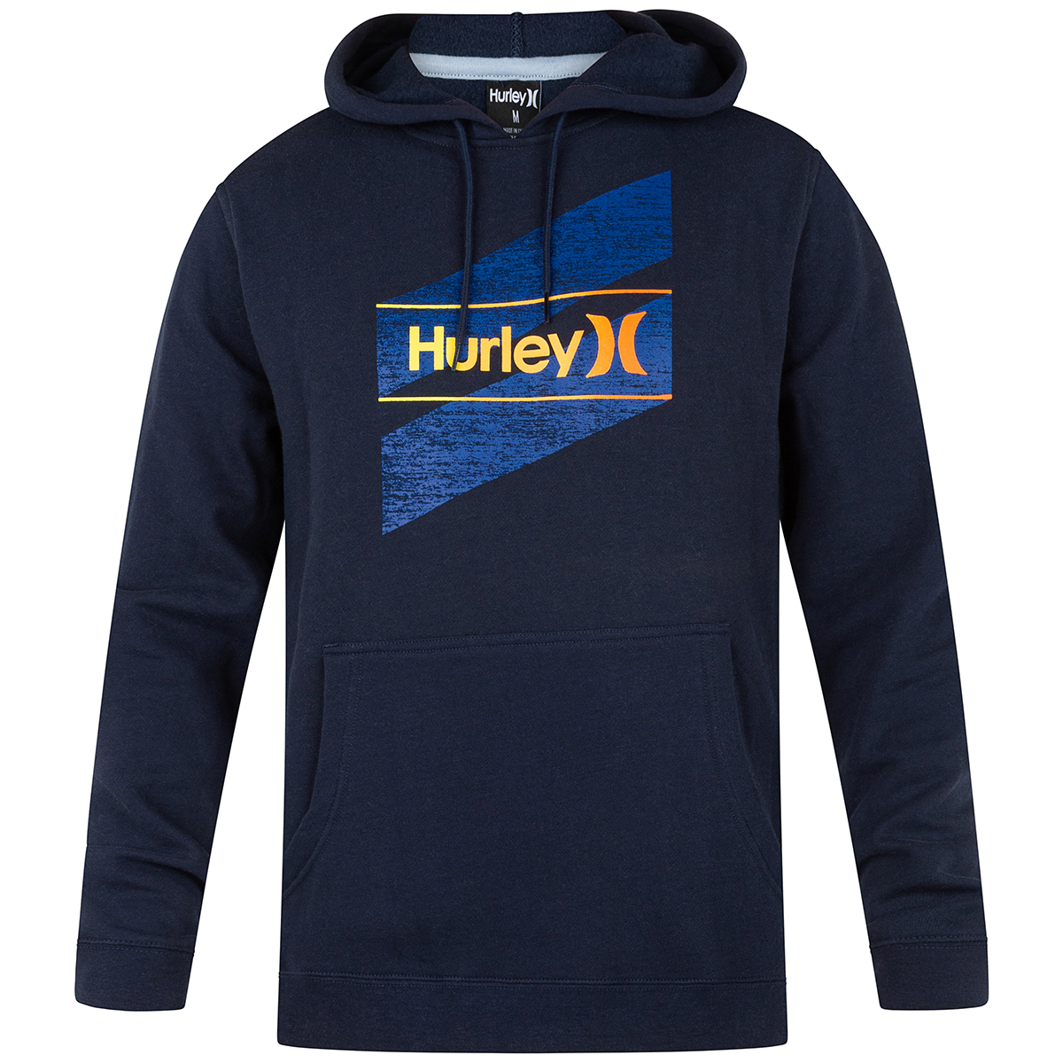 Hurley Guys One And Only Slashed Hoodie, Blue