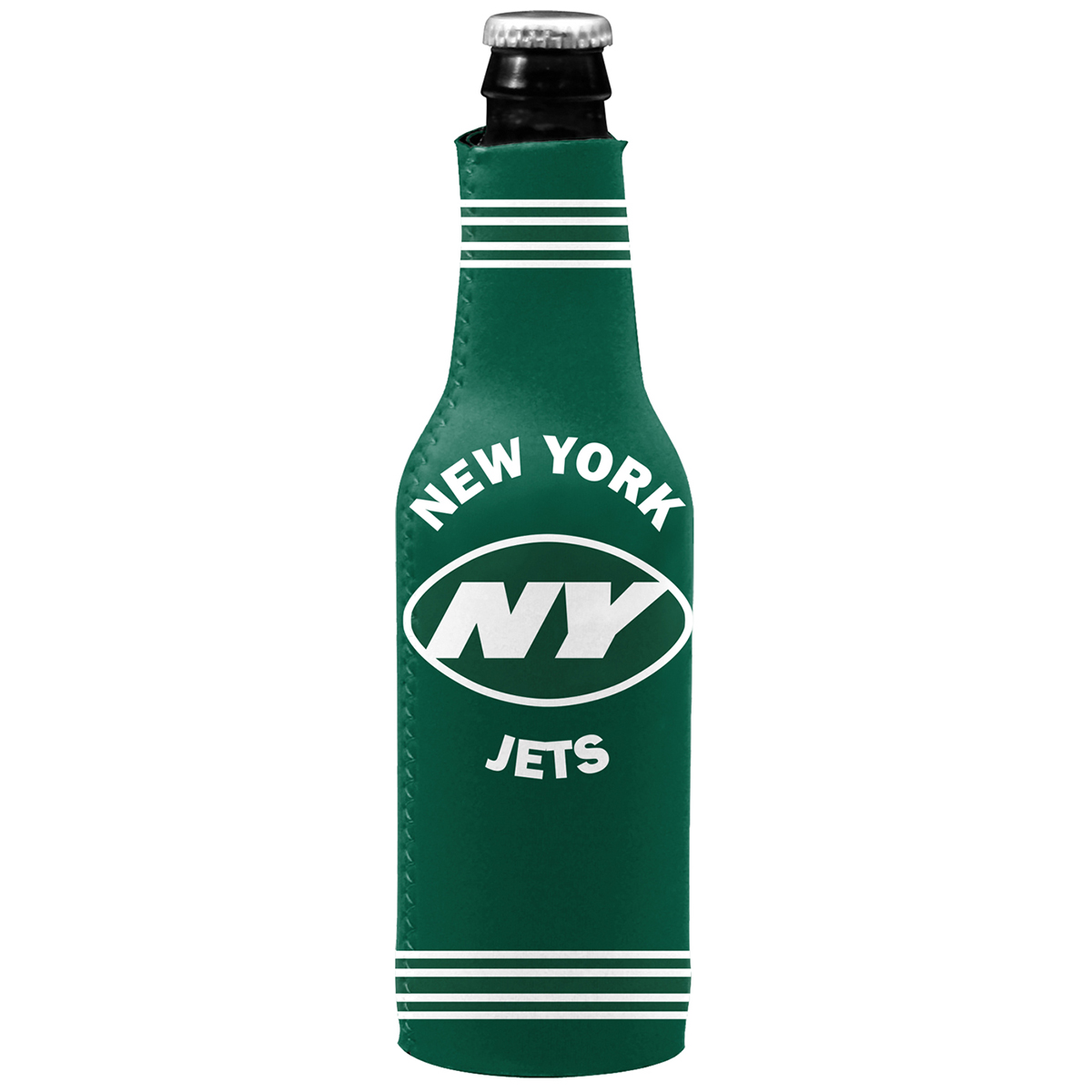 New York Jets Bottle Koozie, Green