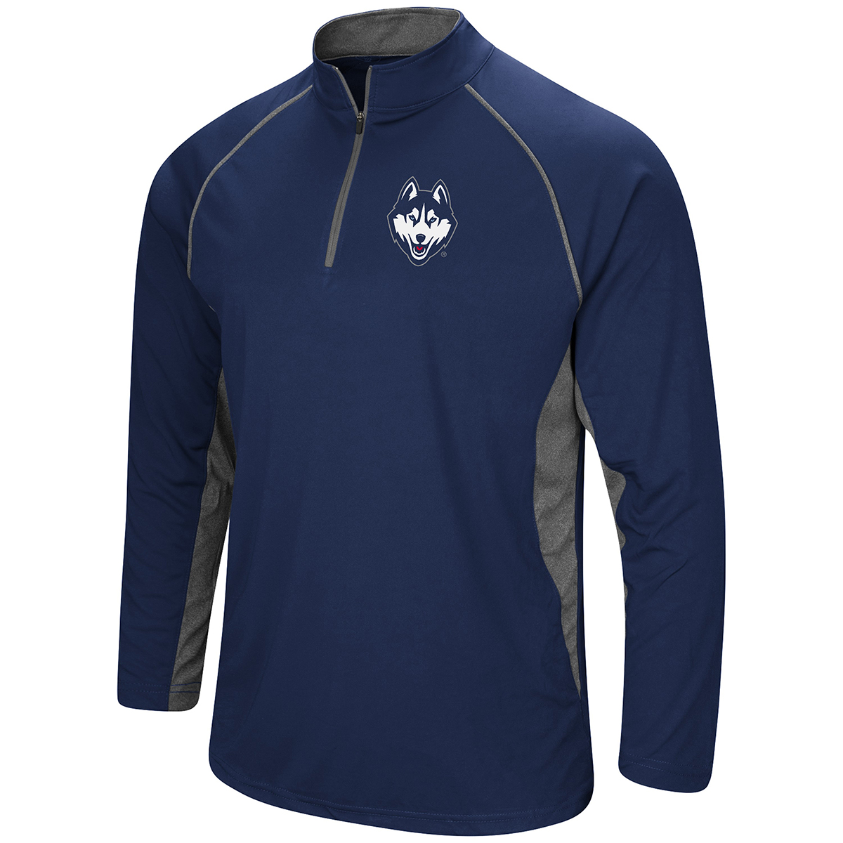 Uconn Men's Colosseum 1/4-Zip Long Sleeve Windshirt