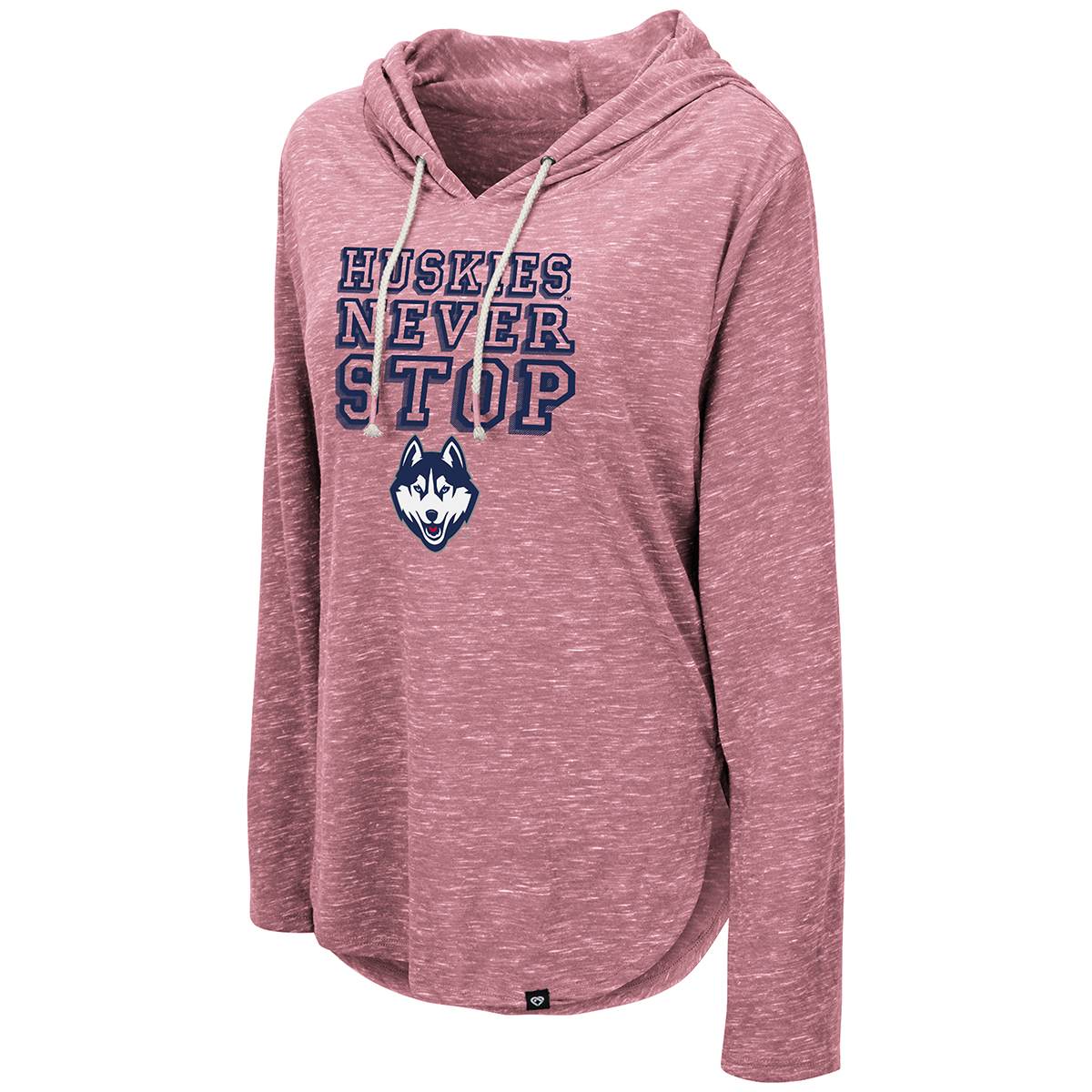 Uconn Women's Colosseum Long Sleeve Hooded Tee